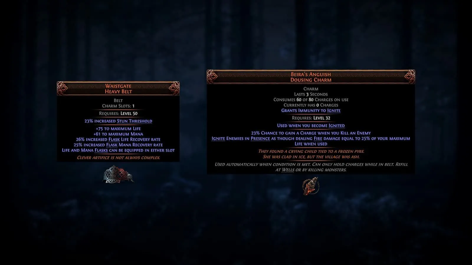 New Charms added in this patch (Image via GGG) New Charms added in this patch (Image via GGG)