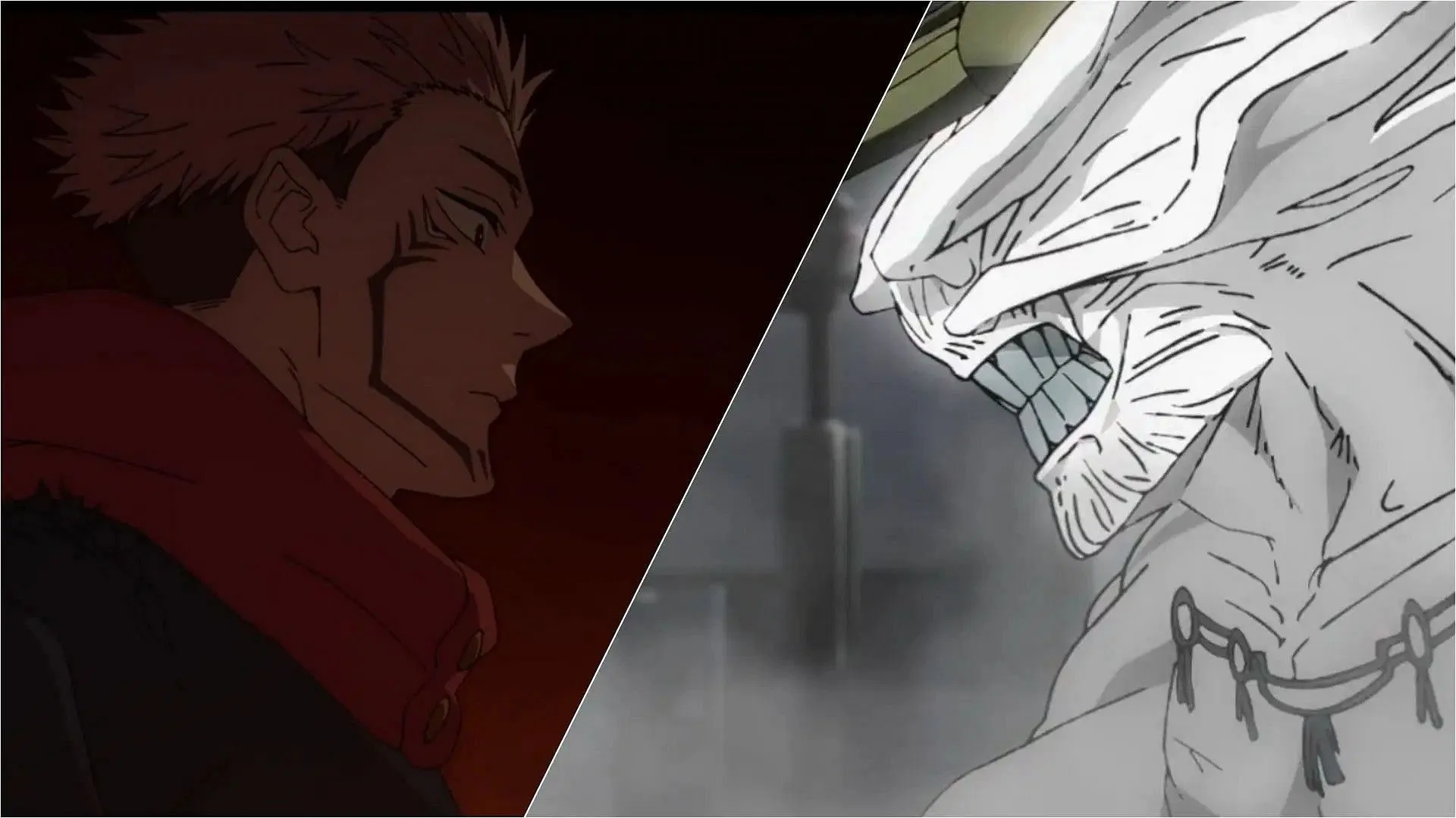 Sukuna and Mahoraga as seen in the anime (Image via MAPPA) Sukuna and Mahoraga as seen in the anime (Image via MAPPA)