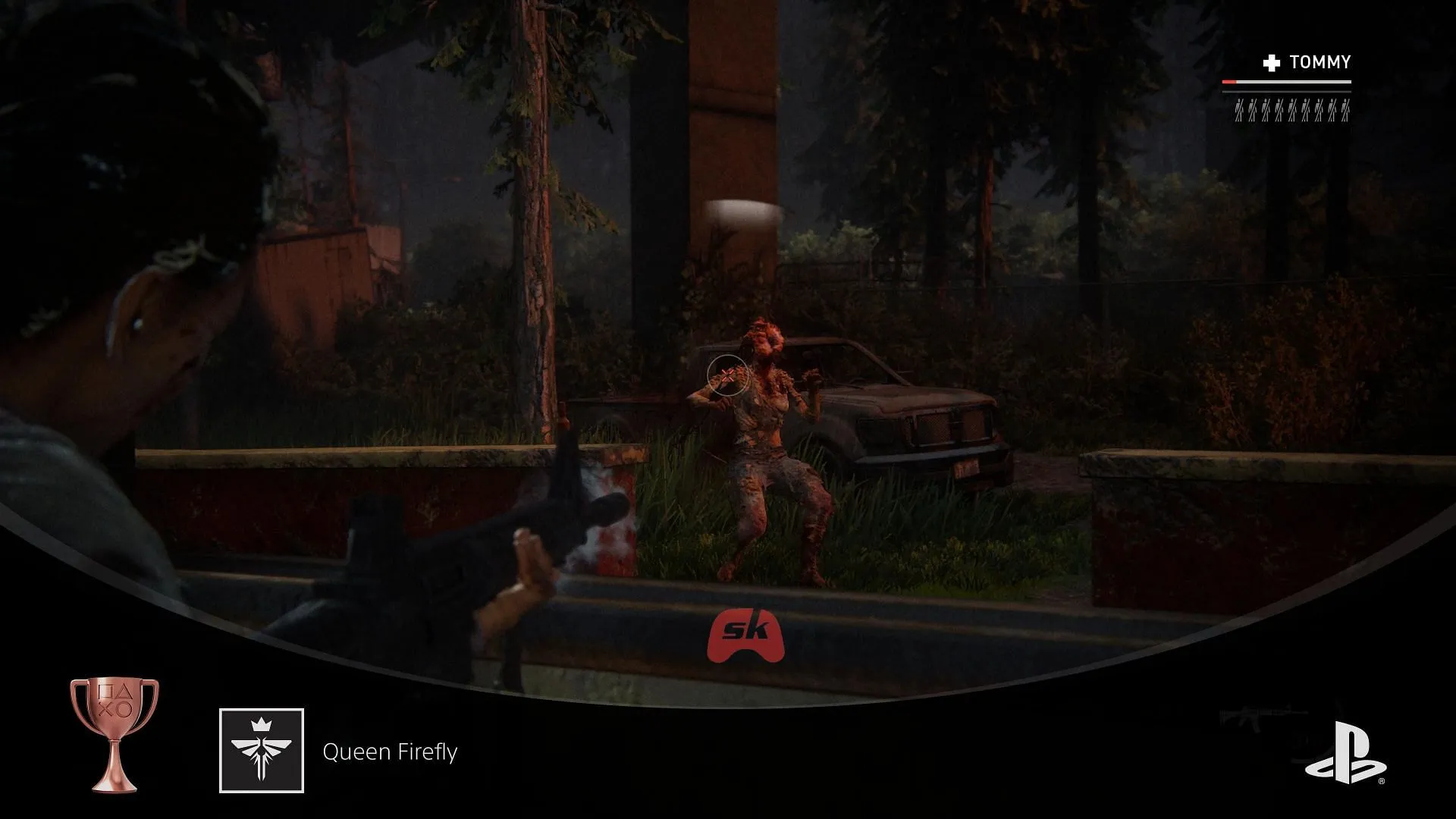 Marlene is a killing machine with limited ammo in The Last of Us Part 2 Remastered: No Return (Image via Sony Interactive Entertainment || Sportskeeda Gaming) Marlene is a killing machine with limited ammo in The Last of Us Part 2 Remastered: No Return (Image via Sony Interactive Entertainment || Sportskeeda Gaming)