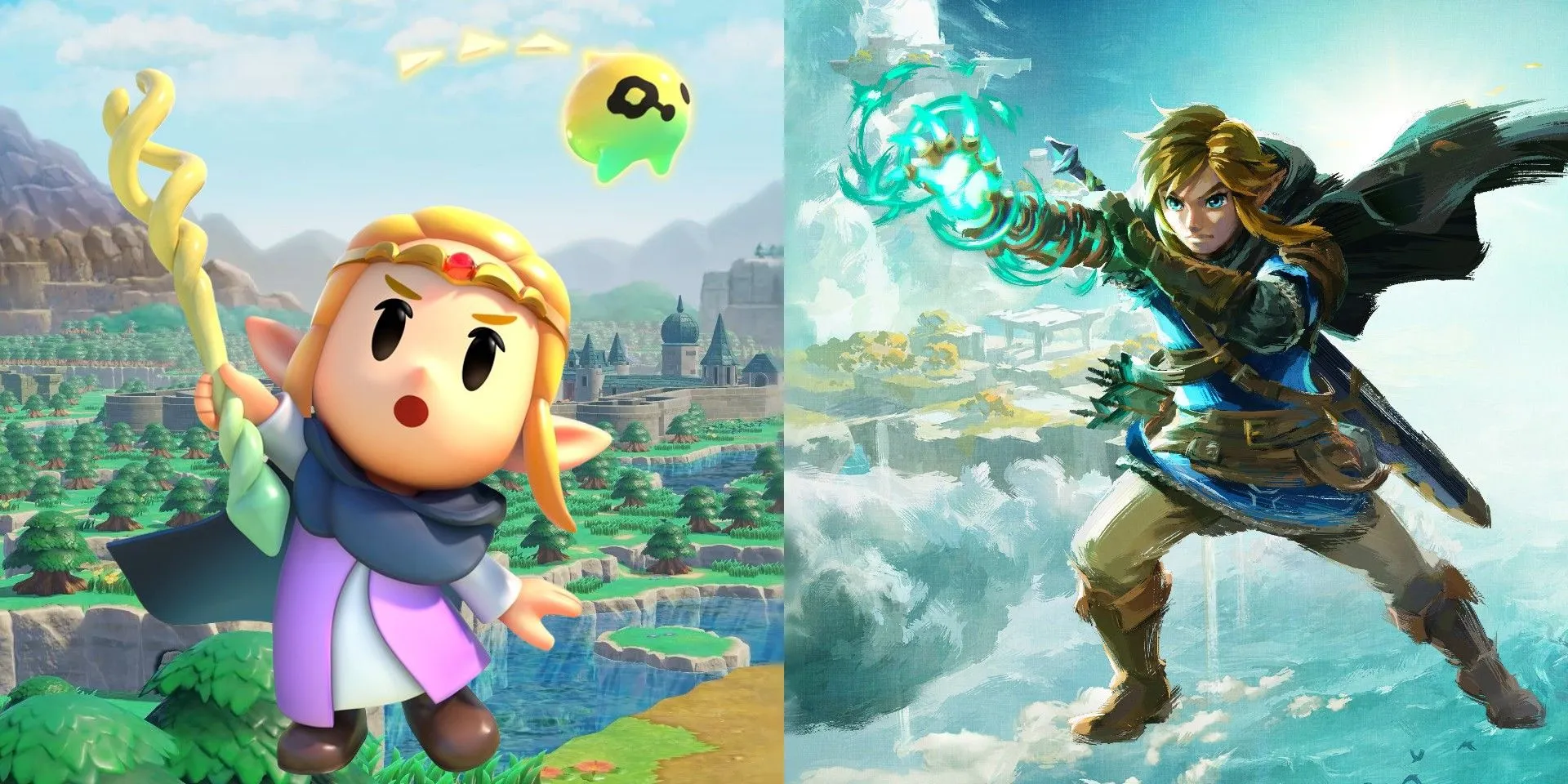 Zelda and Link in Echoes of Wisdom Zelda and Link in Echoes of Wisdom