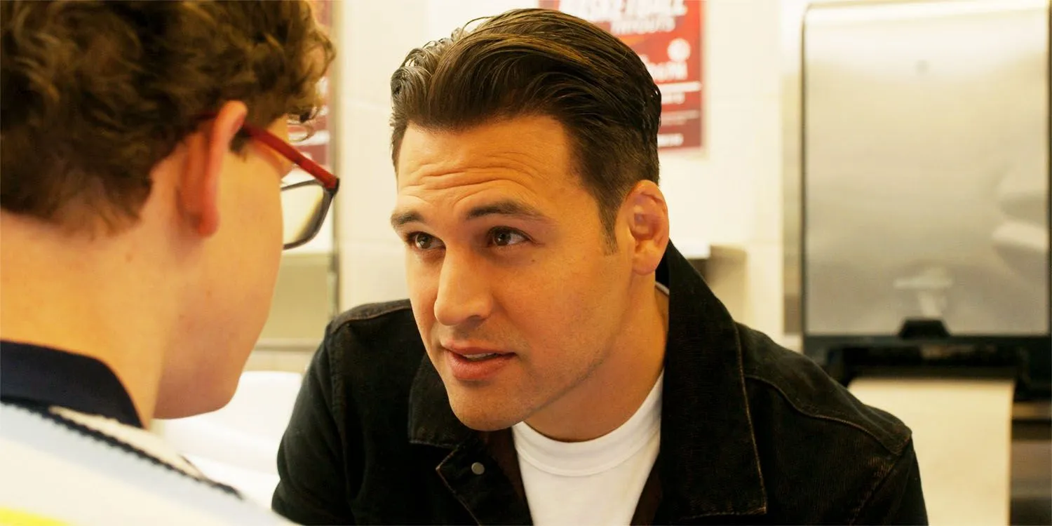 Eddie smiles at Christopher