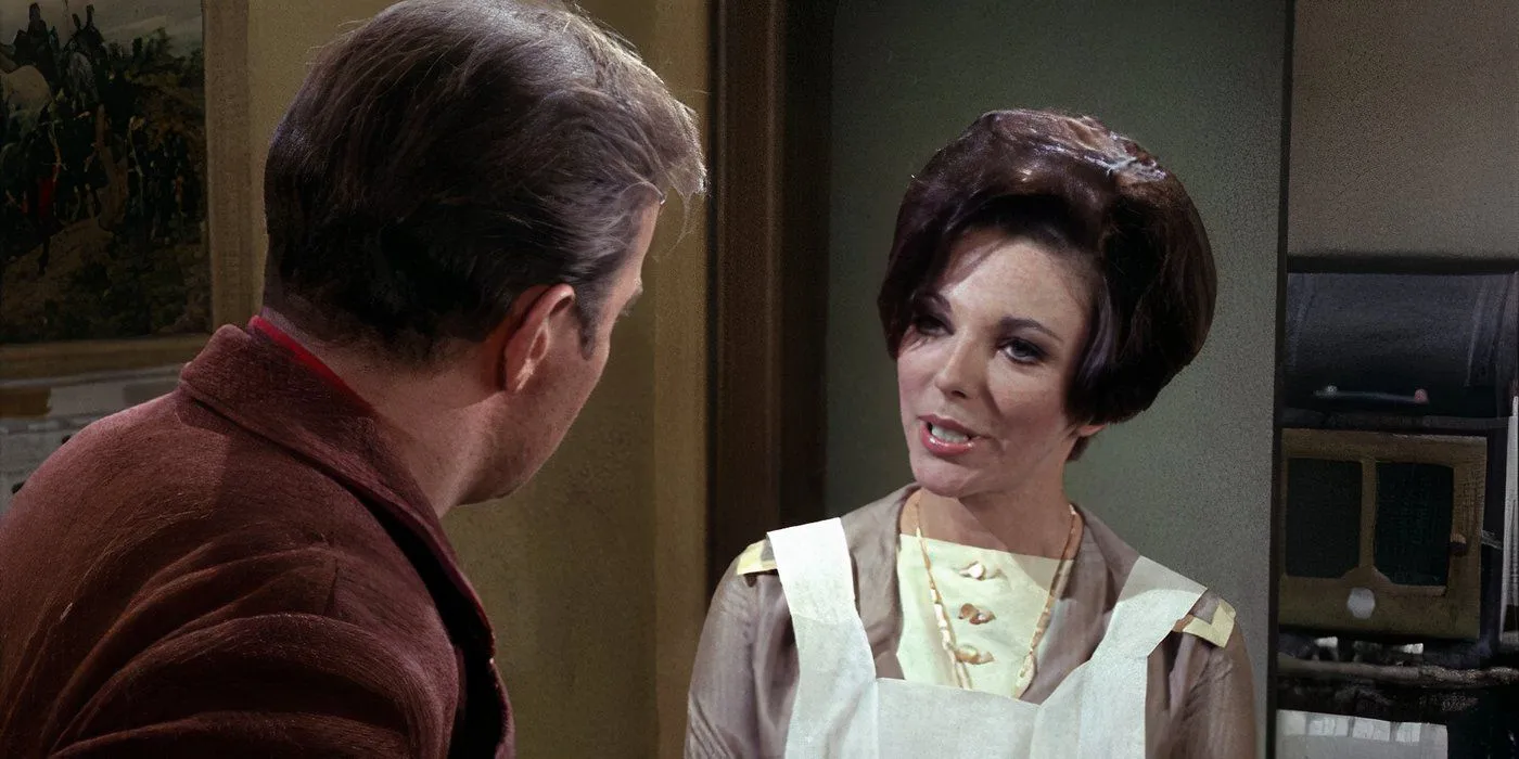 Kirk with Edith Keeler