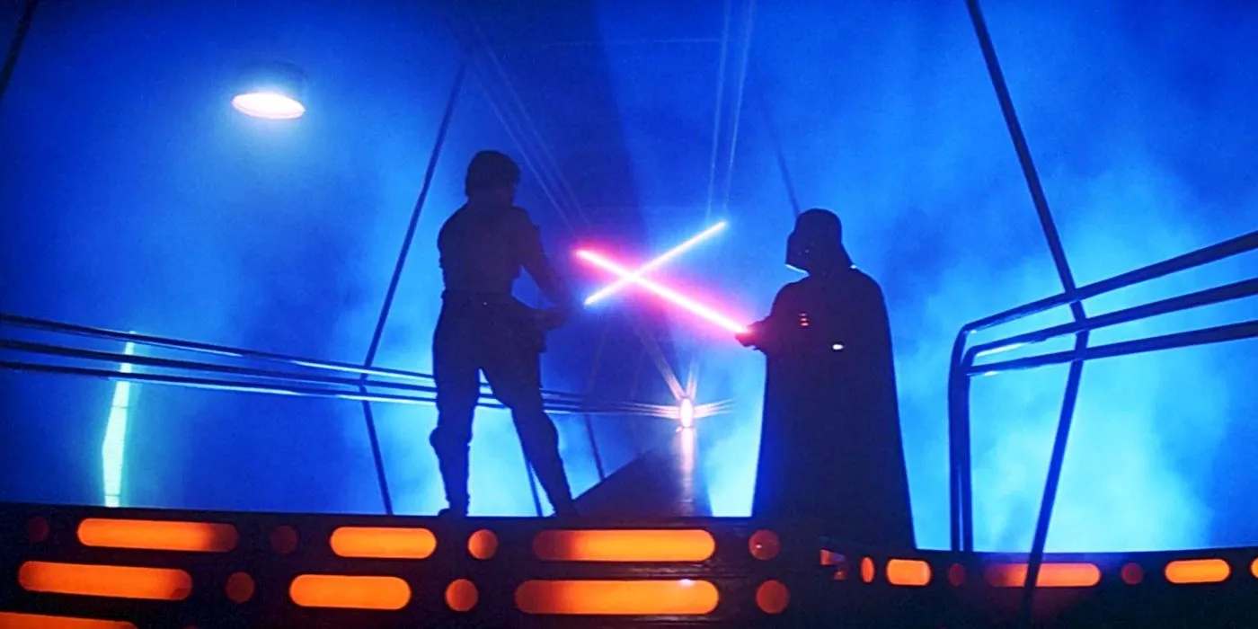 Luke fights Vader Luke fights Vader