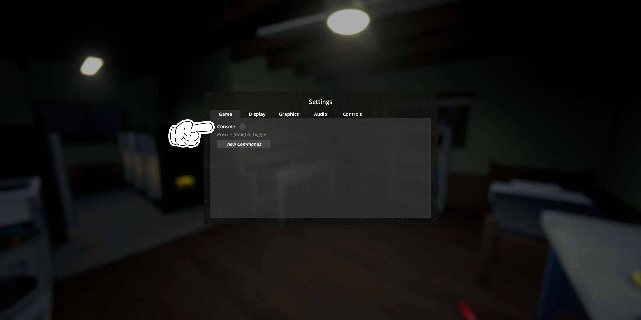 Enable Console Commands Enable Console Commands