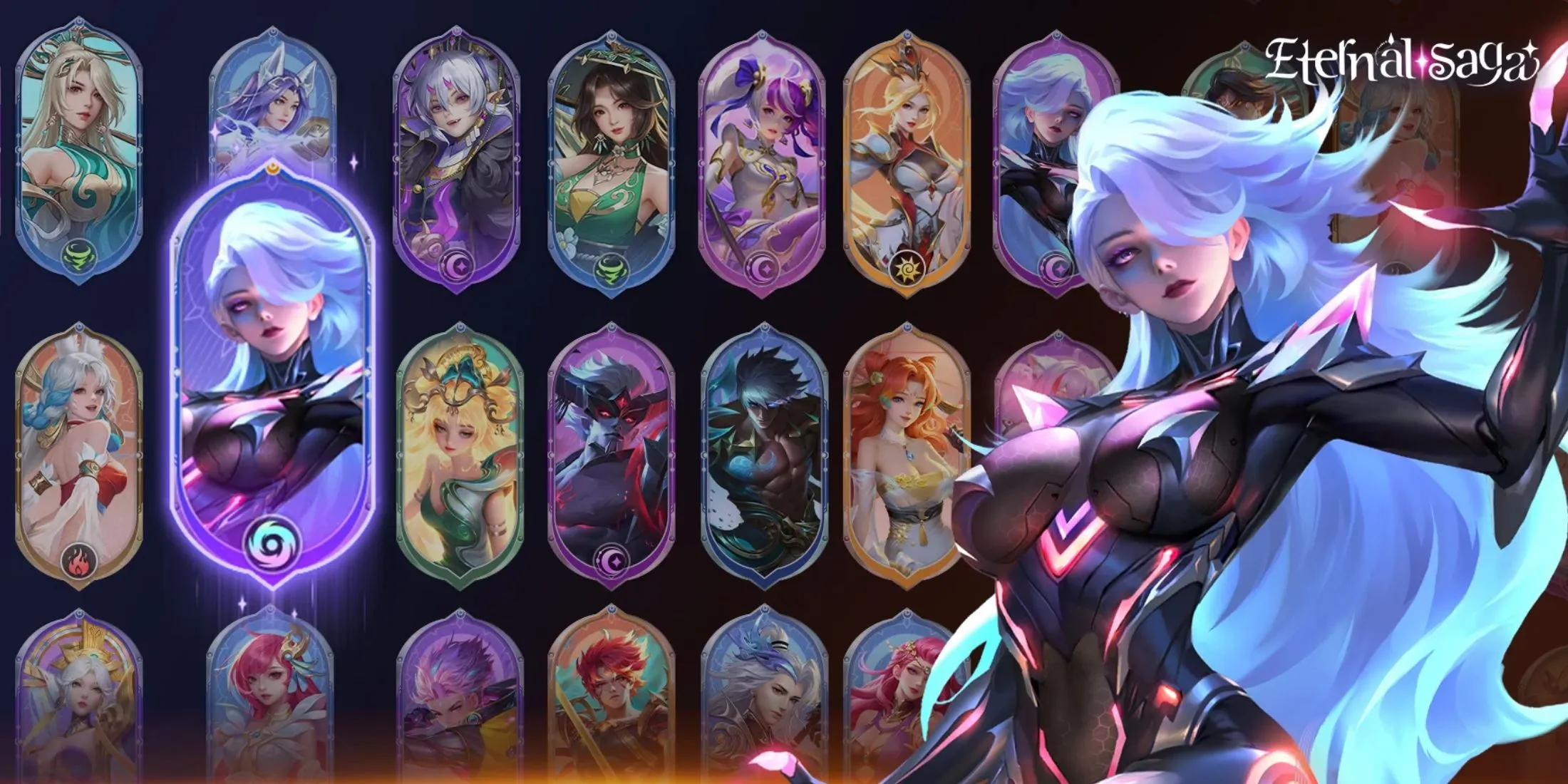 Characters from Eternal Saga