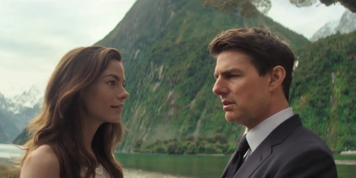 Ethan and Julia in Mission: Impossible