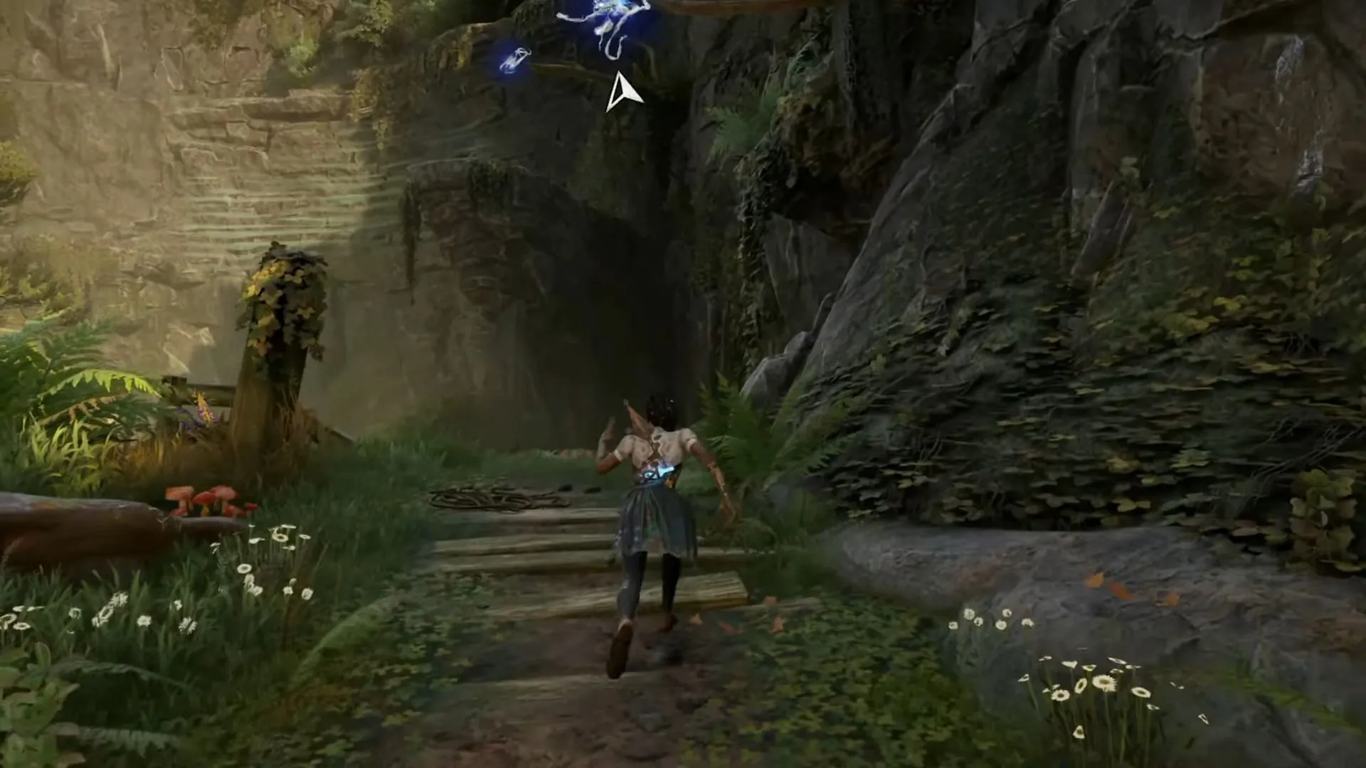 Accessing a hidden combat arena