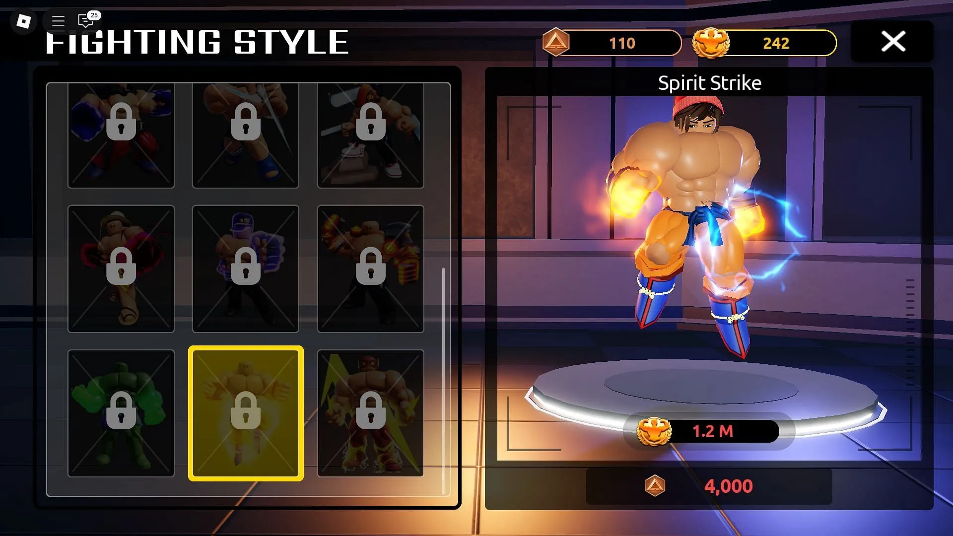 The Style screen (Image via Roblox) The Style screen (Image via Roblox)