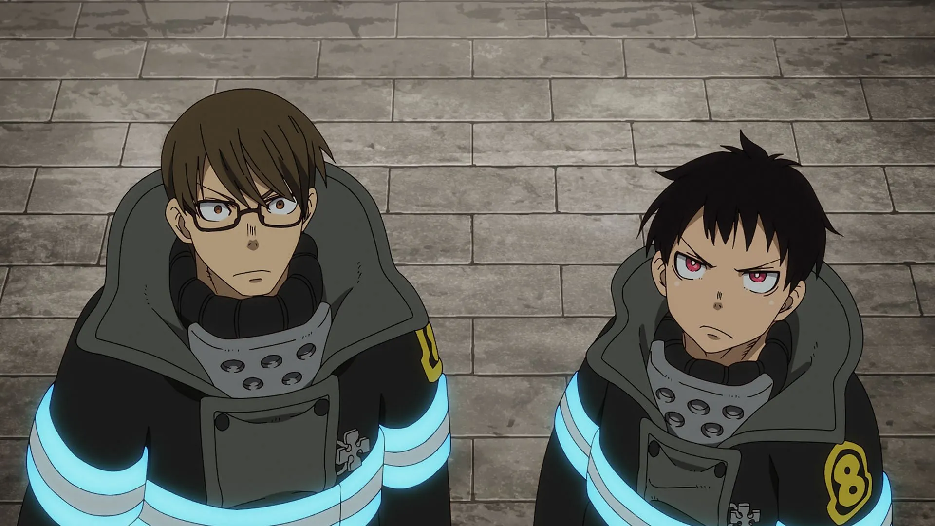 Hinawa and Shinra in the preview image for the episode (Image via David Production)
