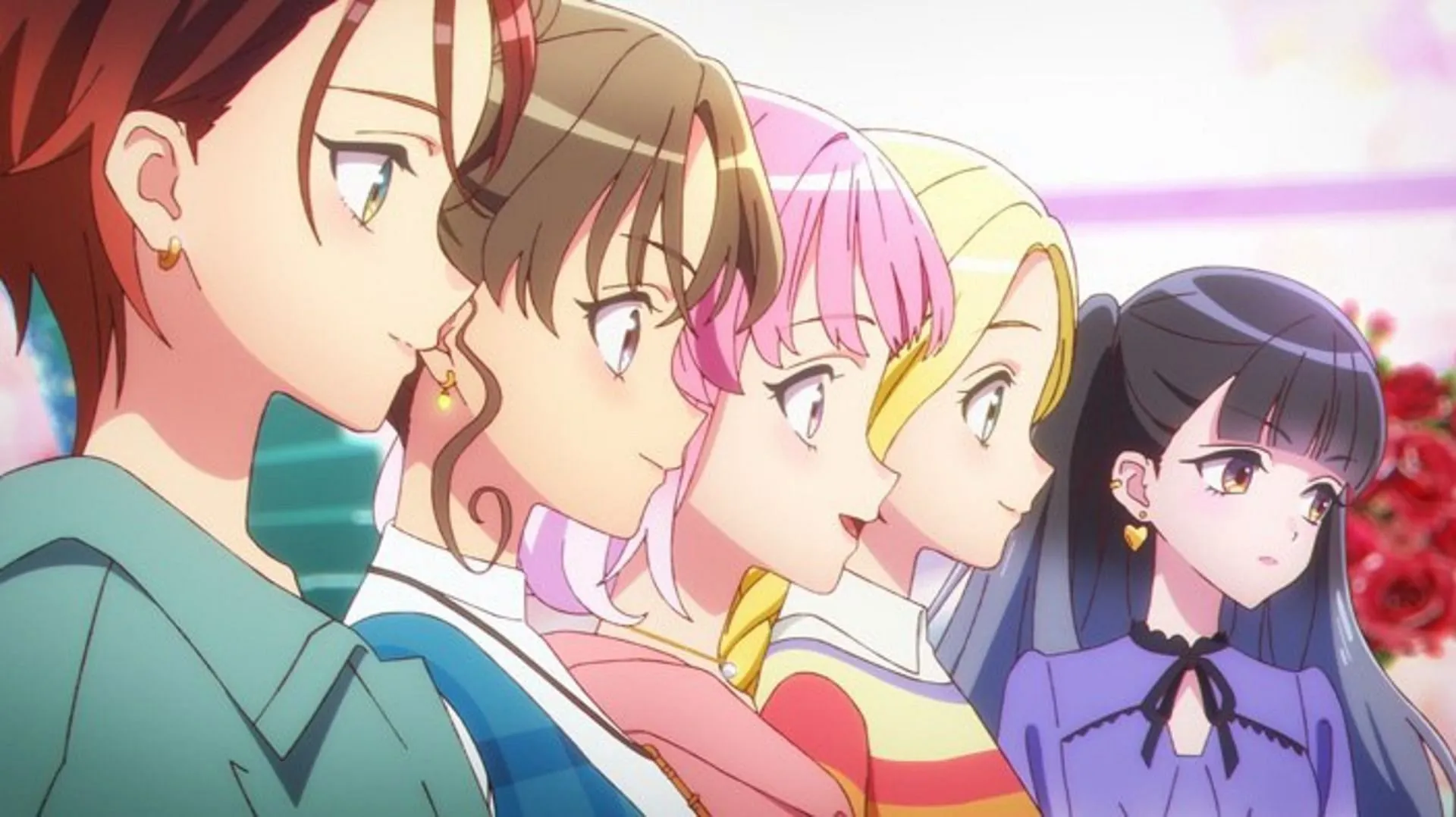 Mai, Kyoka, Yuina, Choco, and Azu (Image via Sunrise) Mai, Kyoka, Yuina, Choco, and Azu (Image via Sunrise)