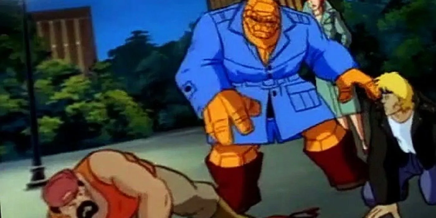 The Thing encountering civilians The Thing encountering civilians