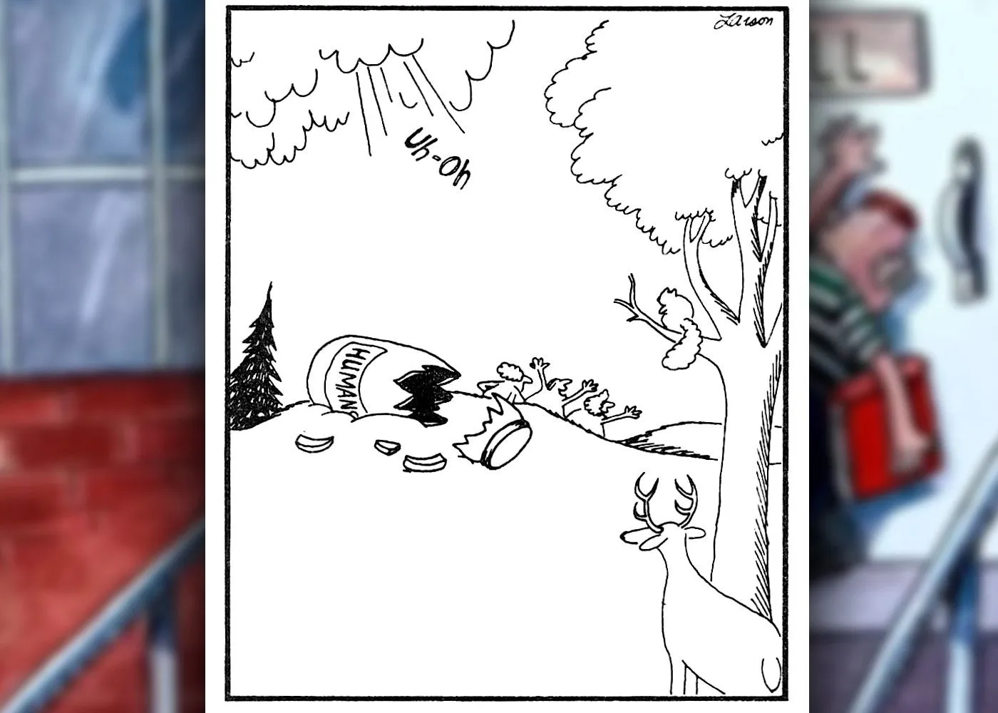 far side god accidentally drops his jar of humans to earth far side god accidentally drops his jar of humans to earth