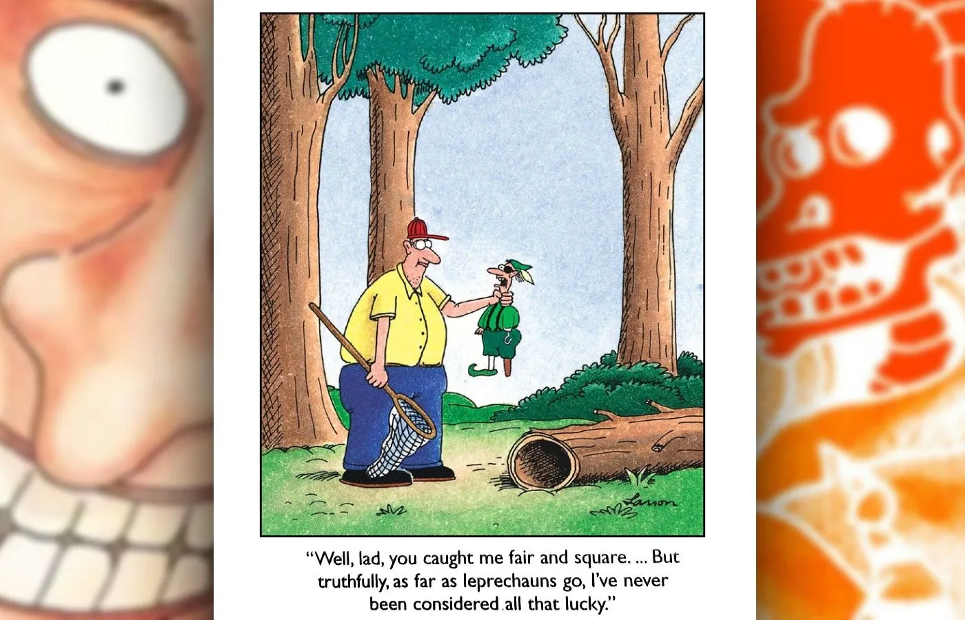 far side leprechaun comic far side leprechaun comic
