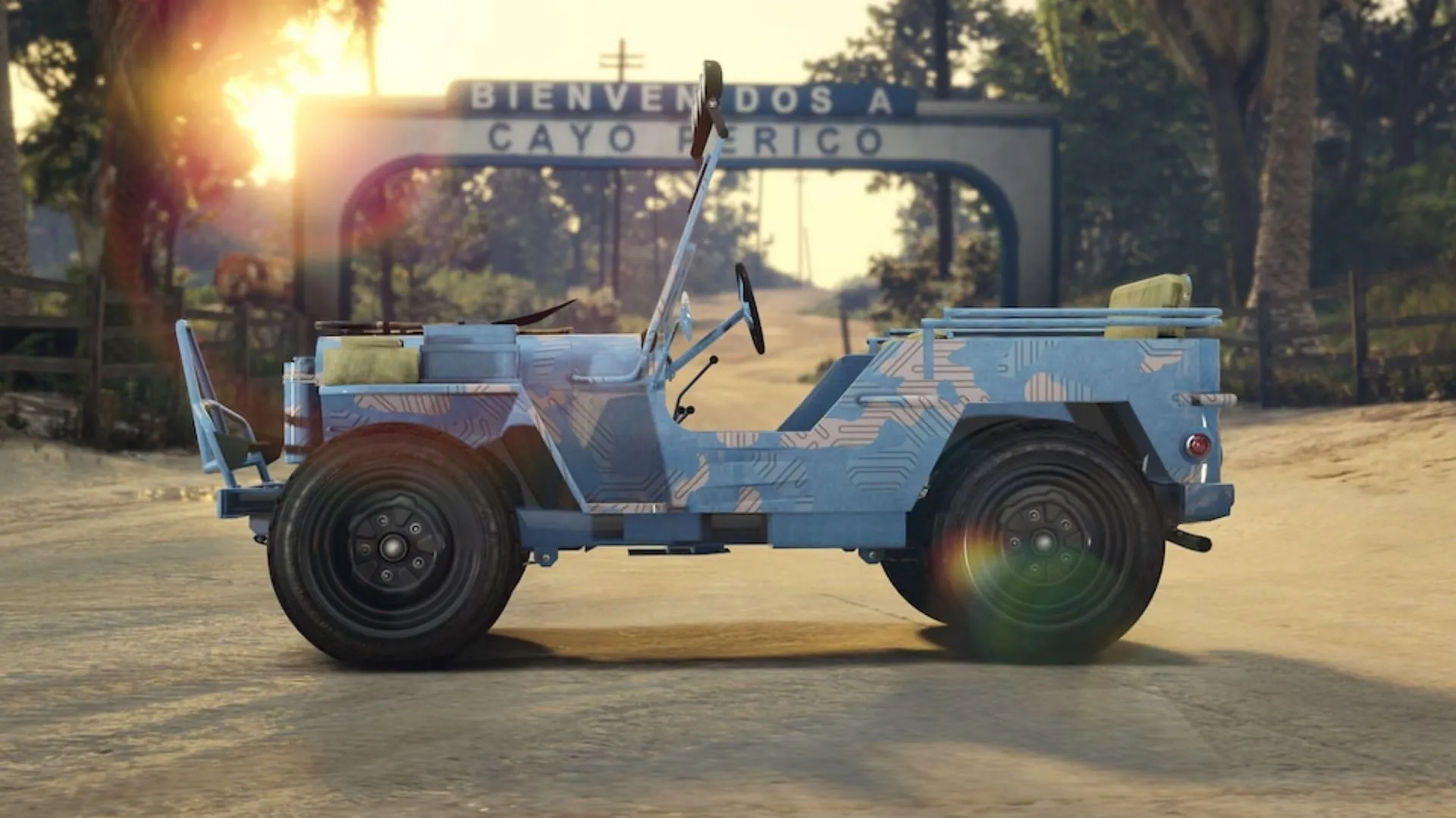 Vapid Winky at the Cayo Perico Island (Image via Rockstar Games)