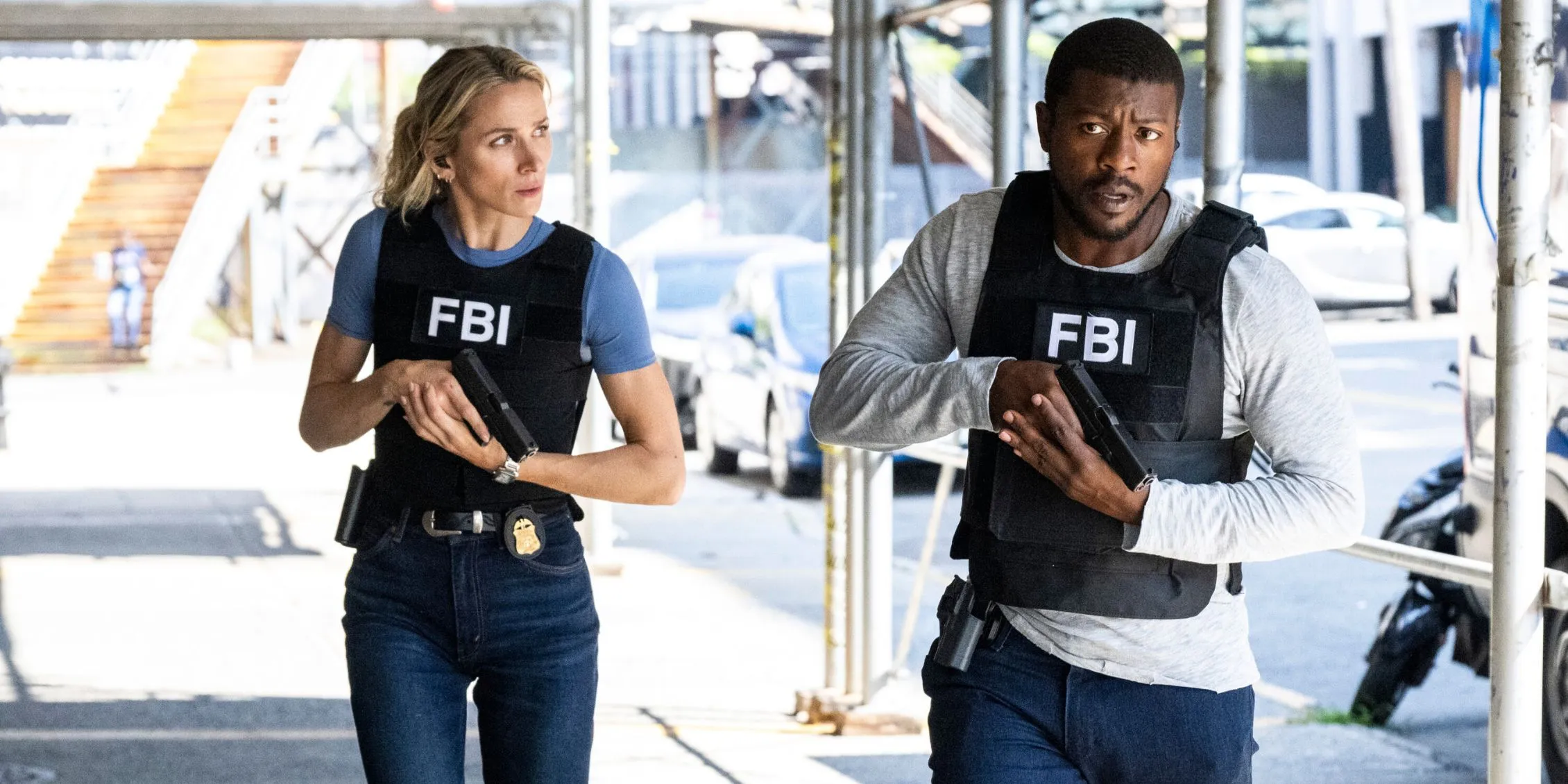 Nina in action with FBI: Most Wanted. Nina in action with FBI: Most Wanted.
