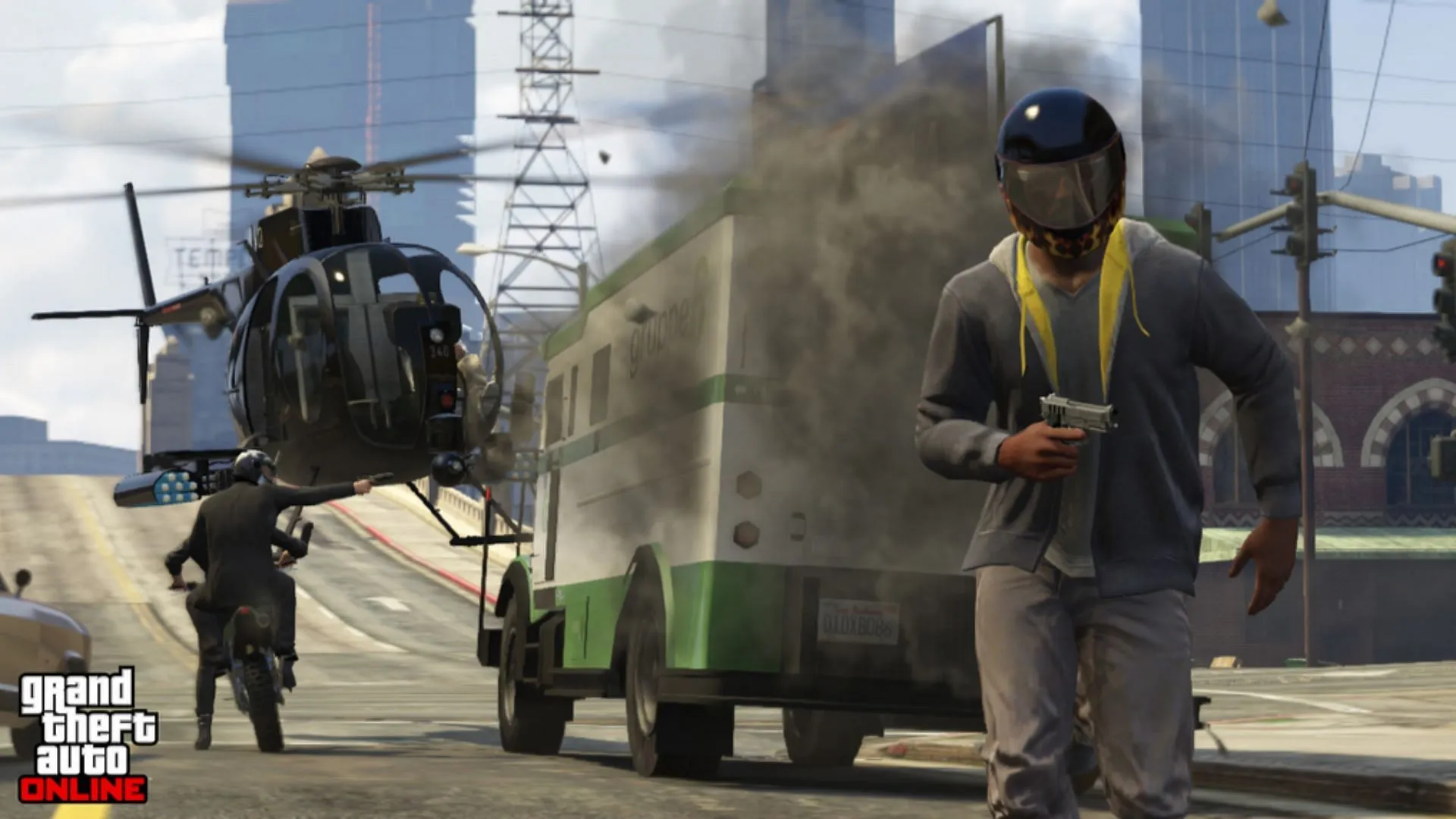 GTA Online NPCs are overpowered when it comes to shooting (Image via Rockstar Games) GTA Online NPCs are overpowered when it comes to shooting (Image via Rockstar Games)