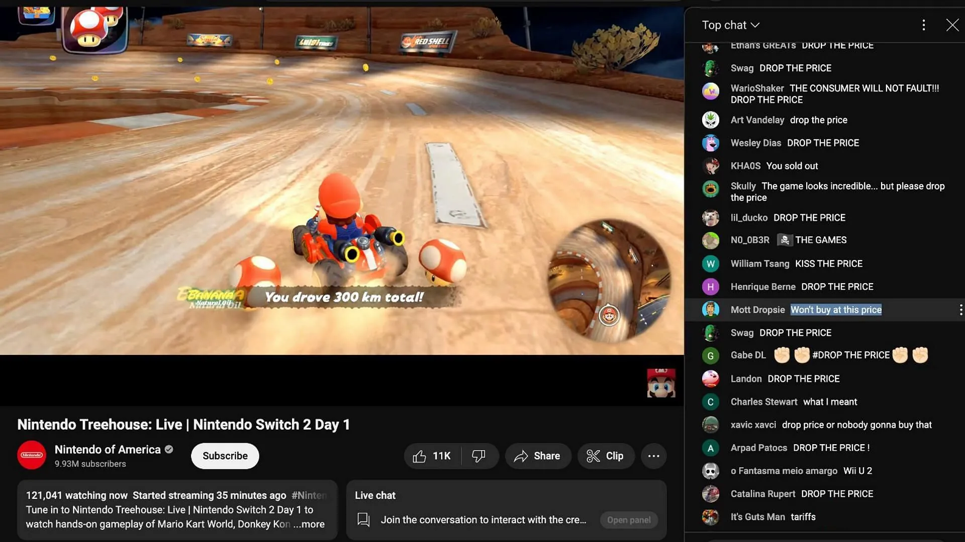Gamers criticize game prices during Nintendo Treehouse event