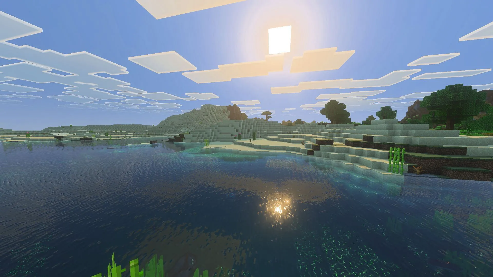 Vibrant Visuals is the first official shader pack by Mojang (Image via Sportskeeda Gaming/Mojang Studios)