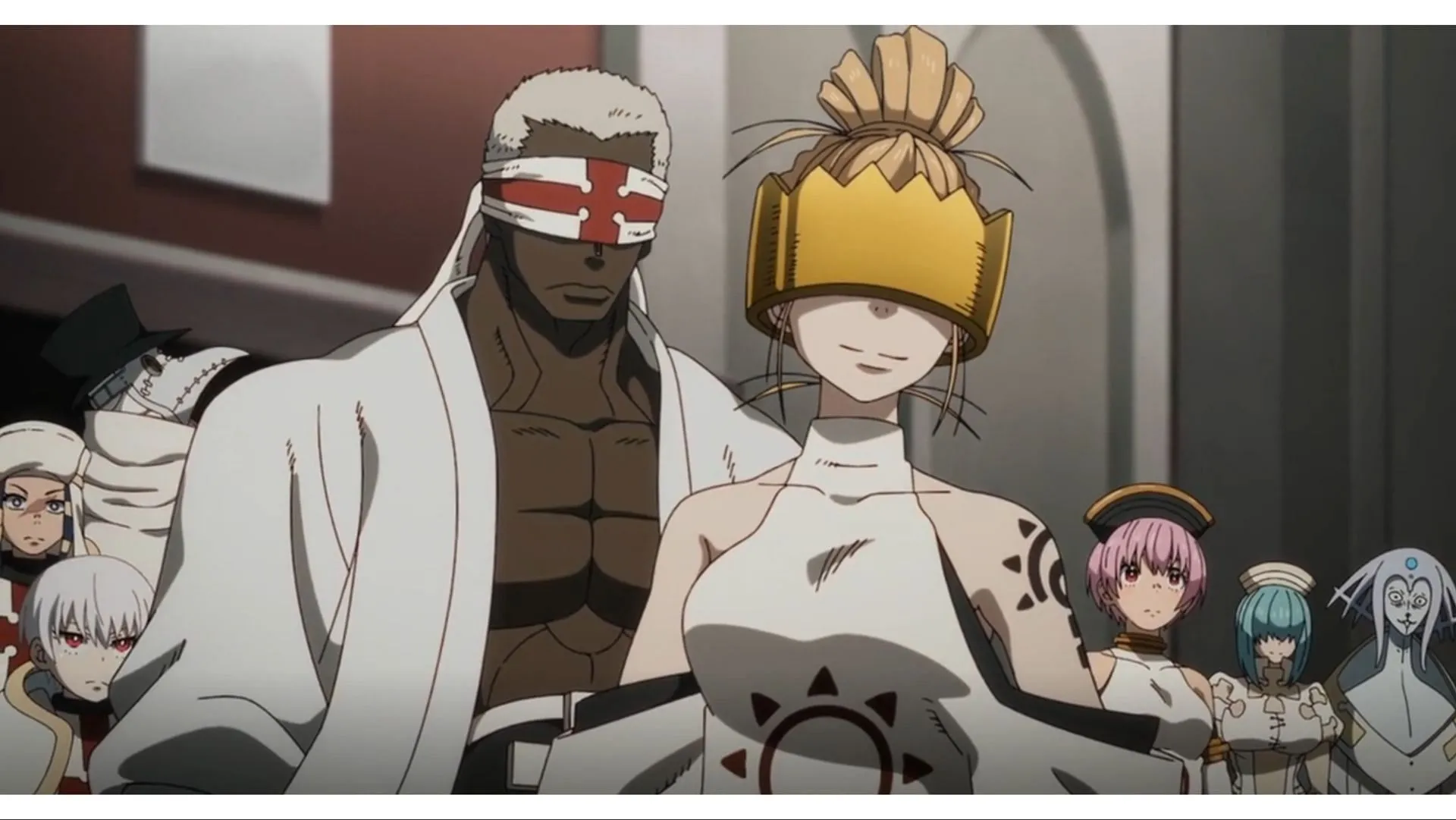 The White Clad, as shown in season 3 of the anime (Image via David Production)