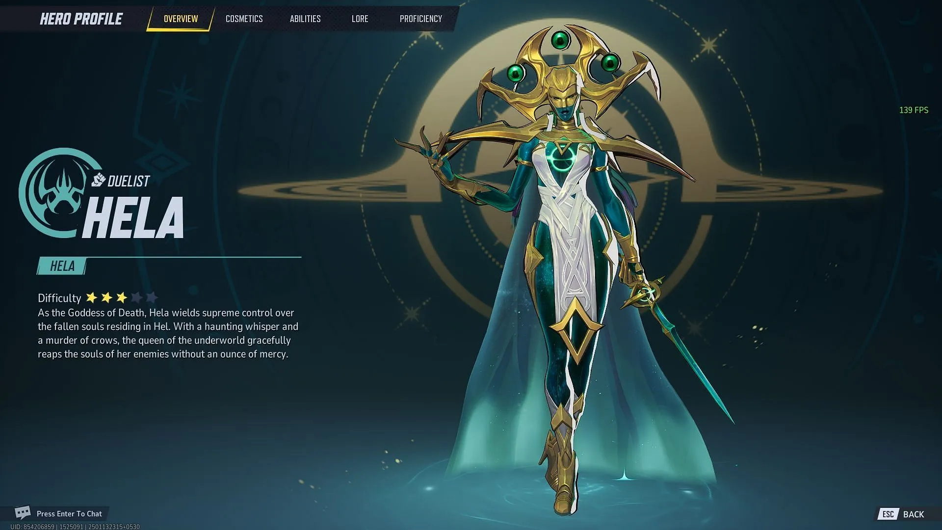 Hela in Marvel Rivals Hela in Marvel Rivals