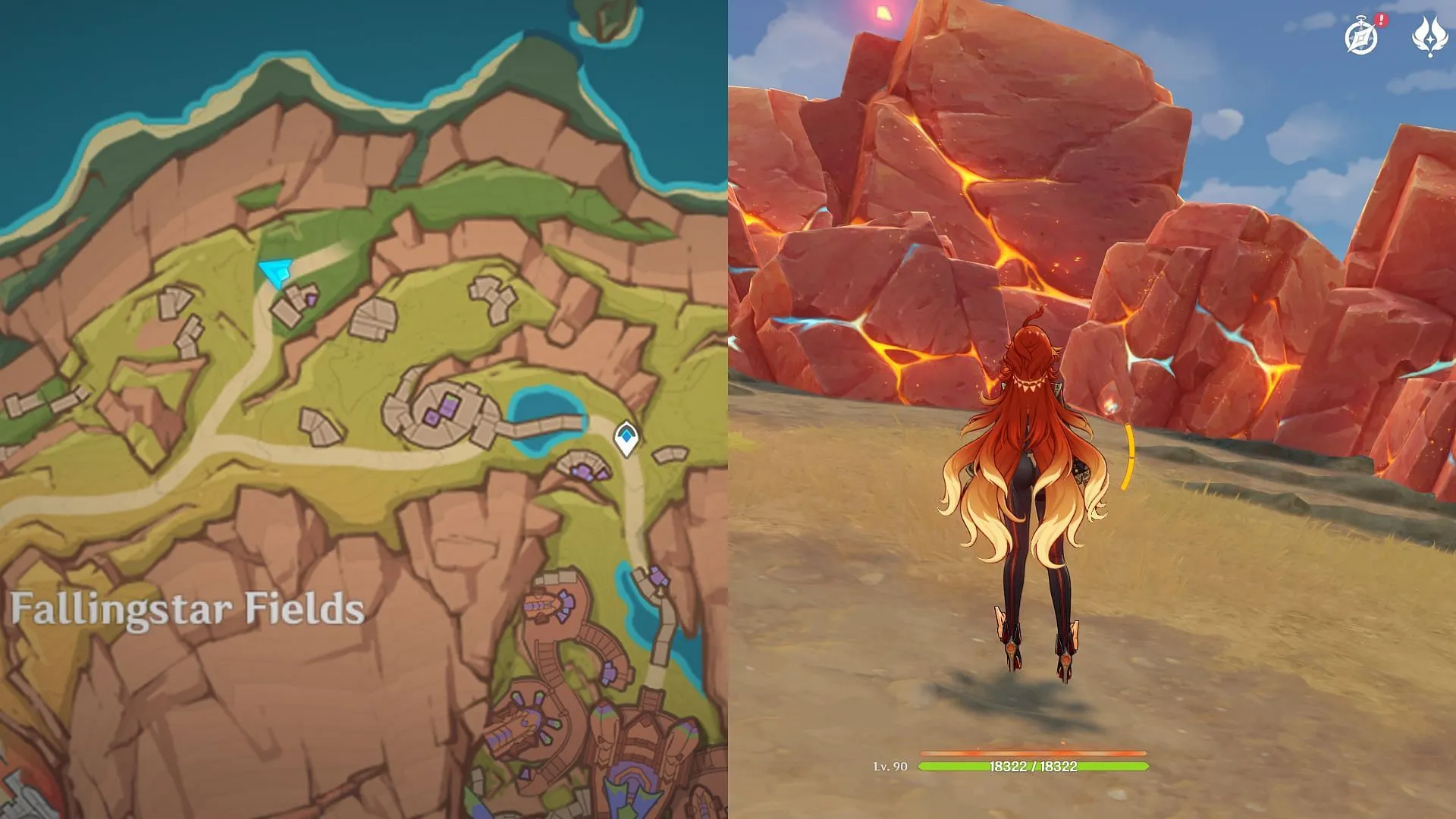 Pyroculus #4 location (Image via Sportskeeda Gaming || HoYoverse) Pyroculus #4 location (Image via Sportskeeda Gaming || HoYoverse)