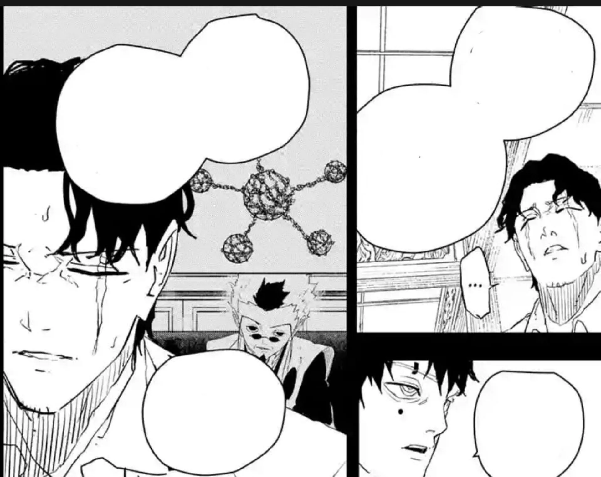 Yura tells Samura his sin (Image via Shueisha)