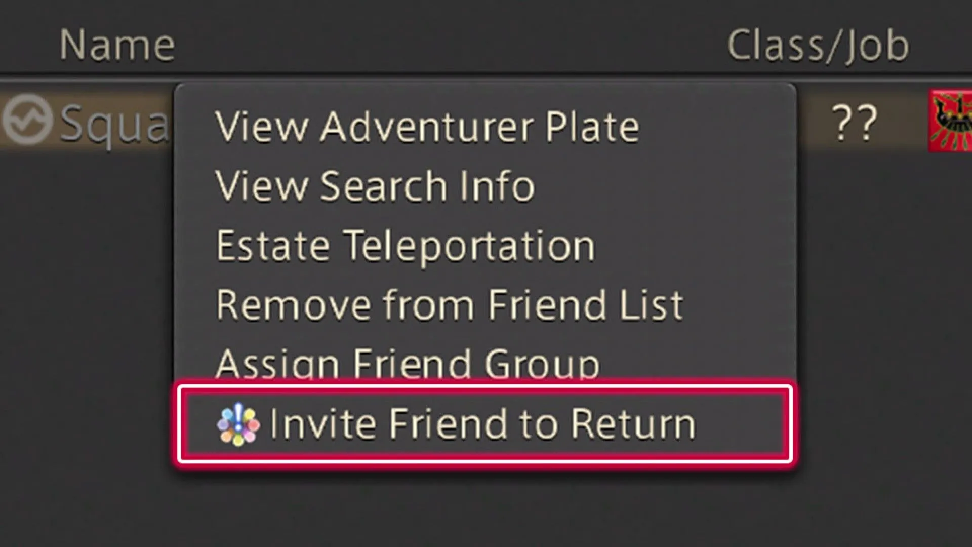 Callback Campaign Menu Option Callback Campaign Menu Option