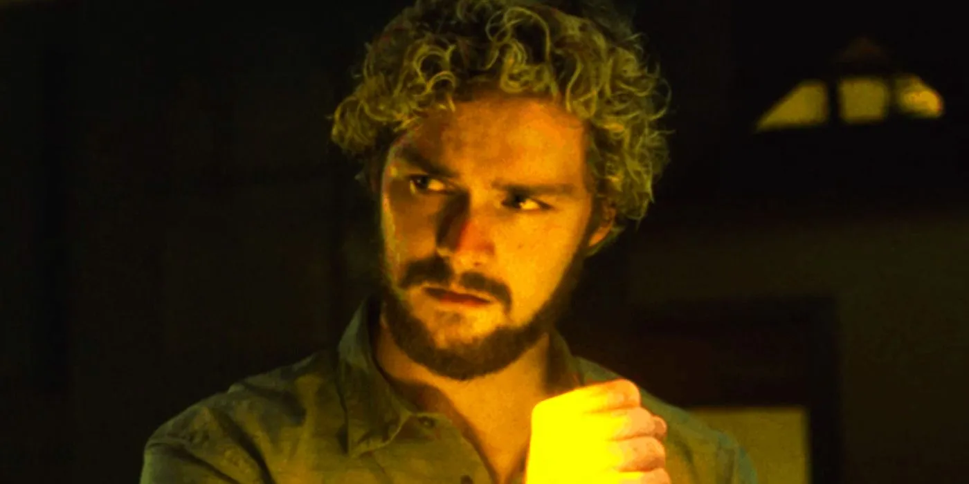 Finn Jones' Danny Rand showcasing the Iron Fist Finn Jones' Danny Rand showcasing the Iron Fist