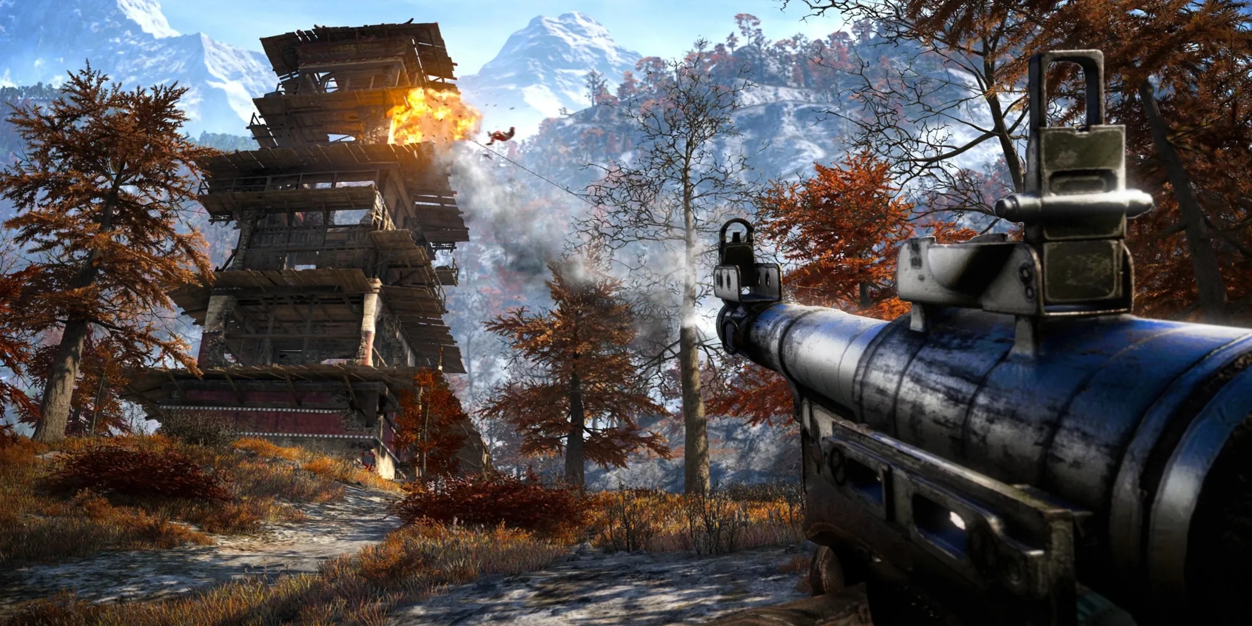 Rocket Launcher Action in Far Cry 4