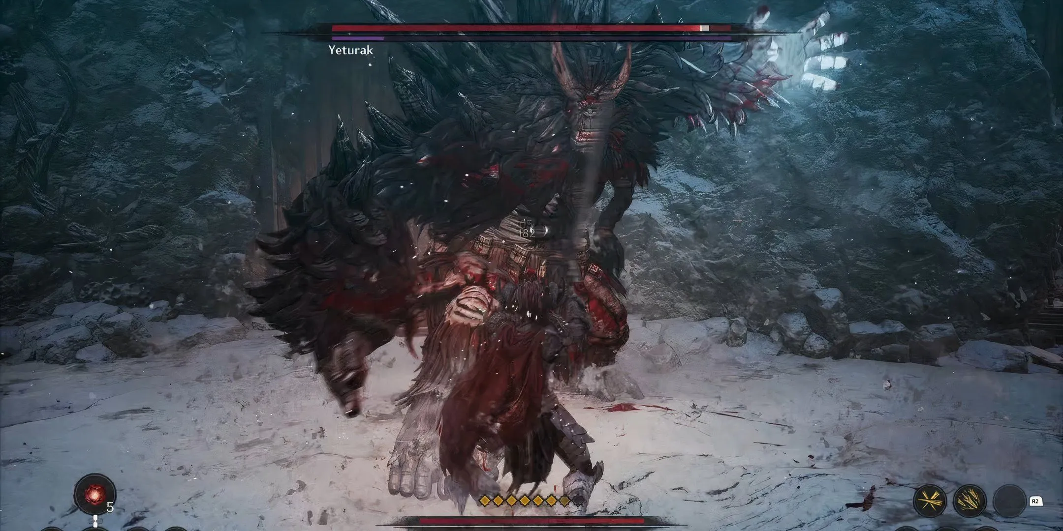 Yeturak charging ice hand attack