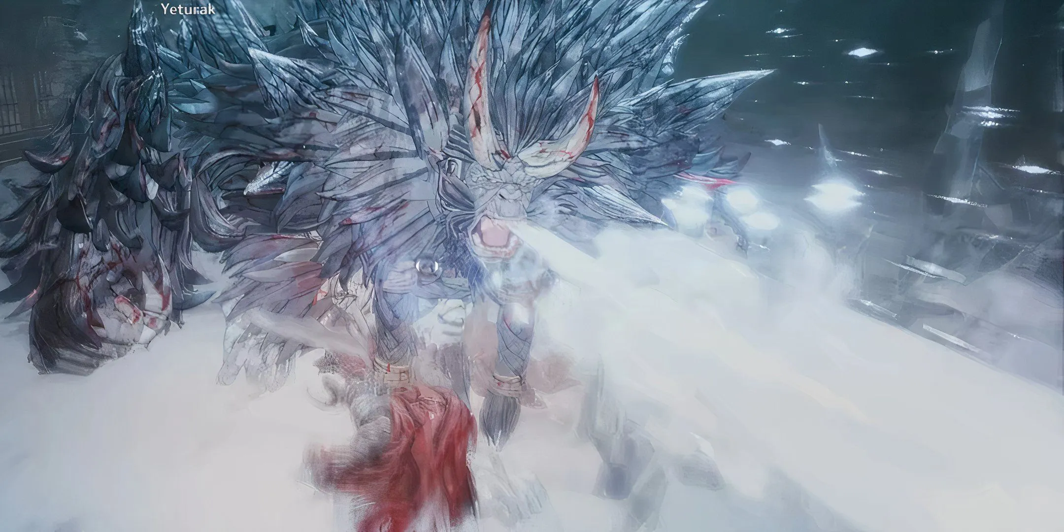 Yeturak ice breath attack
