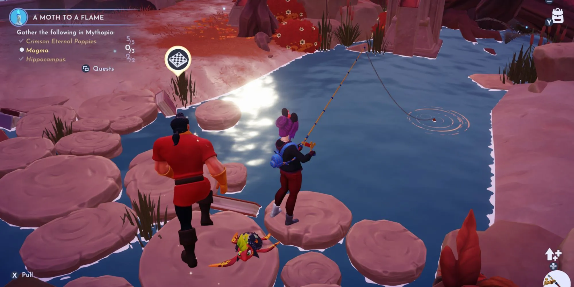 Fishing in Disney Dreamlight Valley