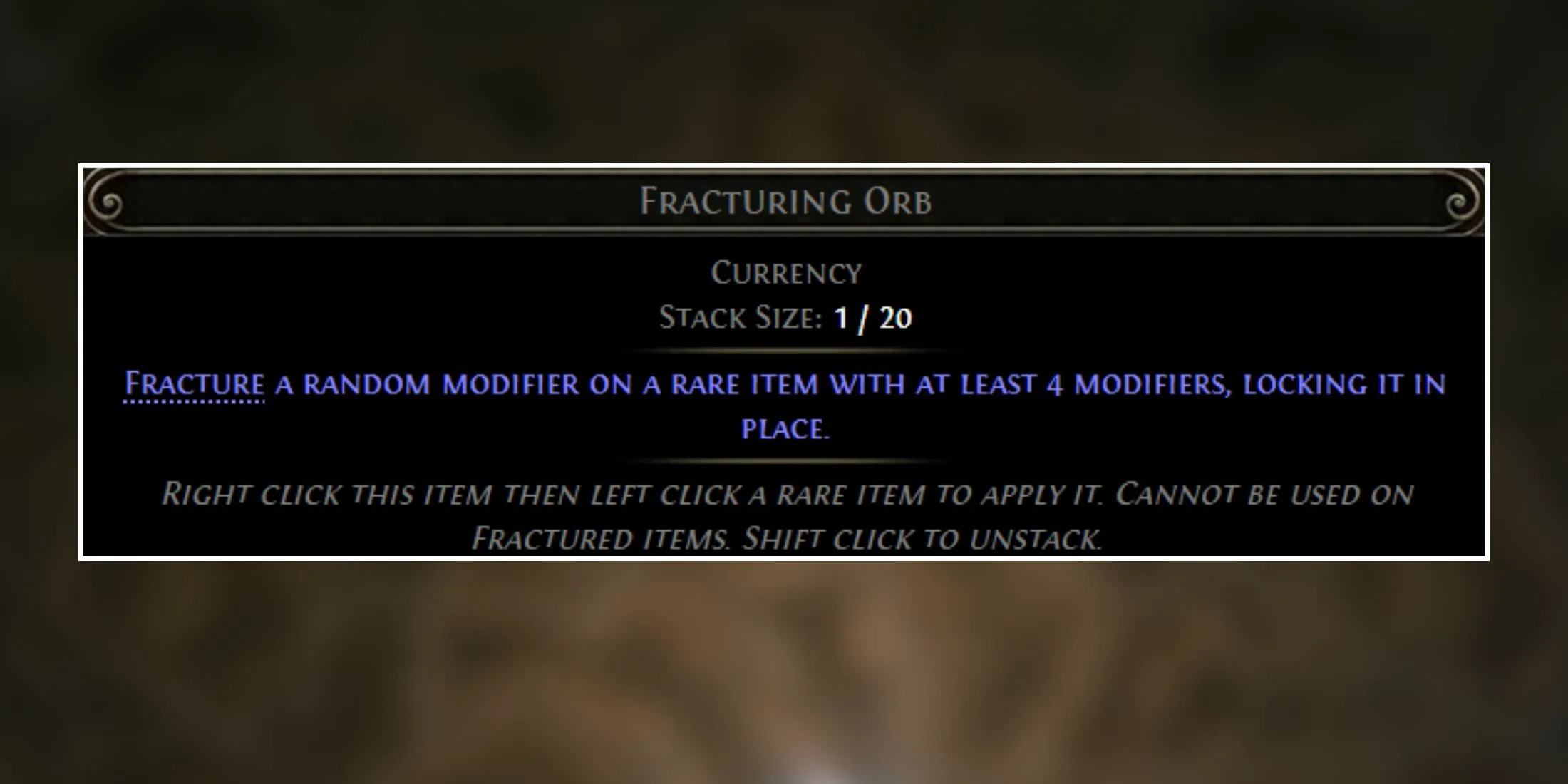 fracturing orb in path of exile 2 fracturing orb in path of exile 2