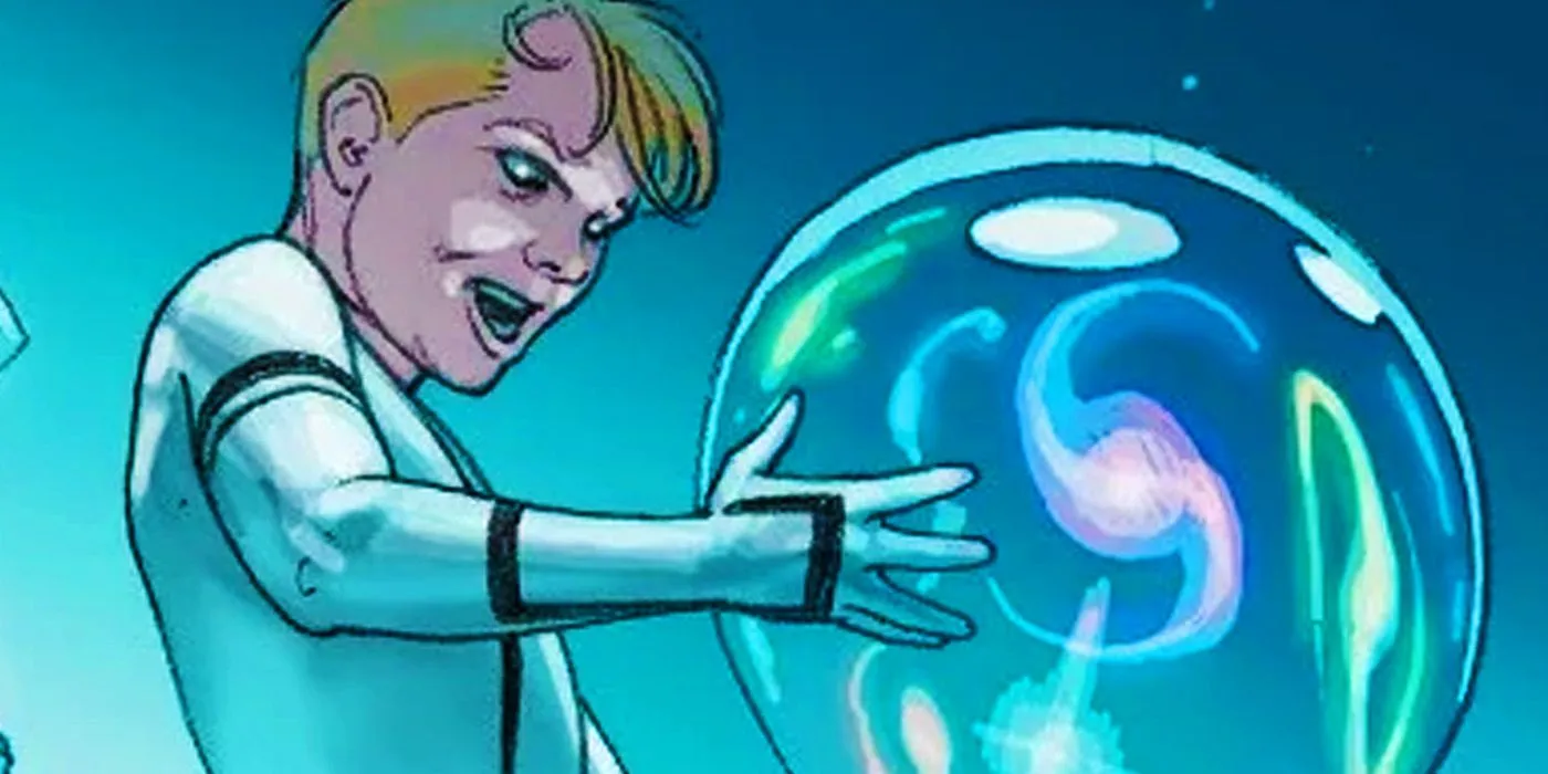 Franklin Richards Using His Power Franklin Richards Using His Power