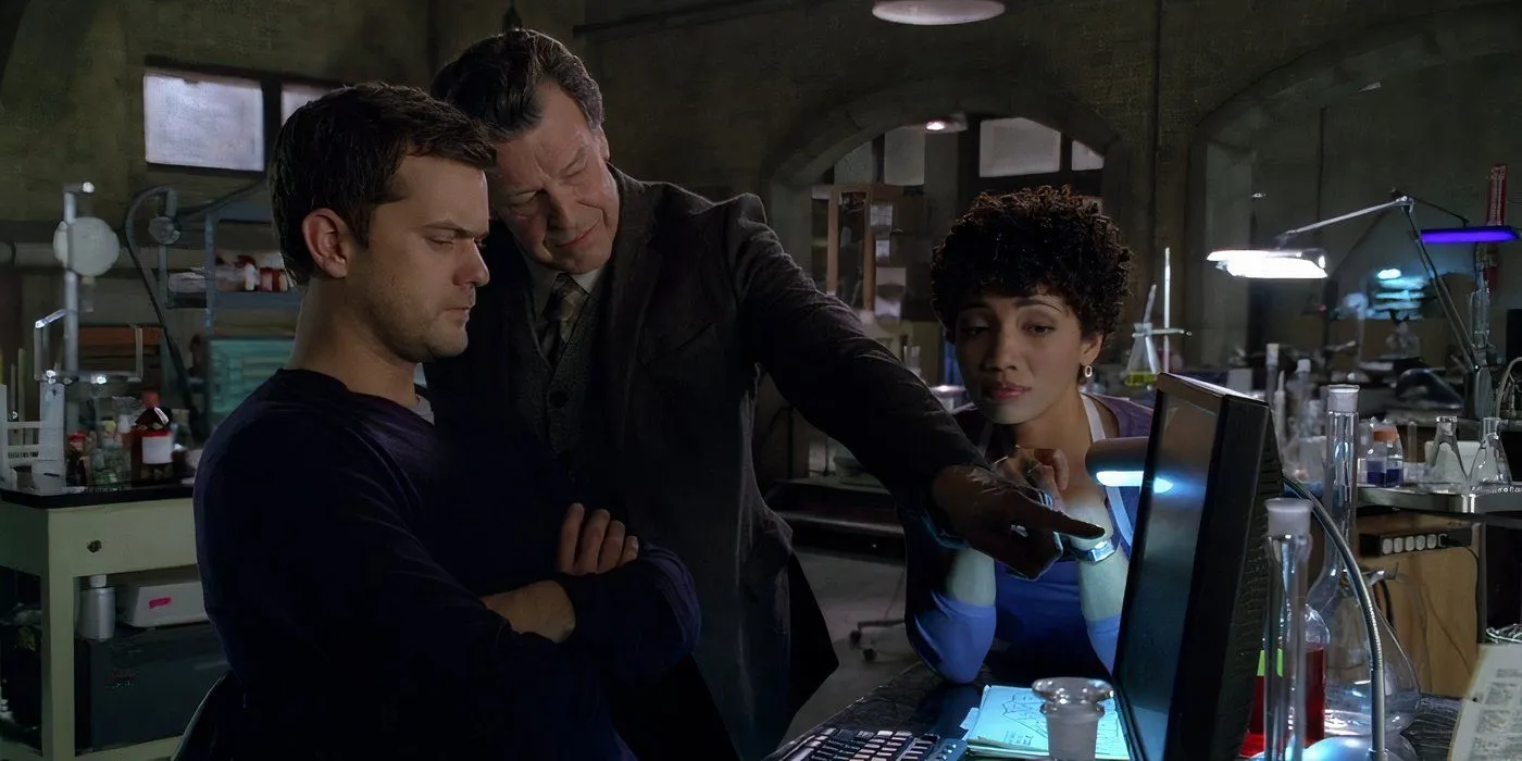 Fringe - Season 2, Episode 9 Snakehead - Walter talks to Peter and Astrid Fringe - Season 2, Episode 9 Snakehead - Walter talks to Peter and Astrid