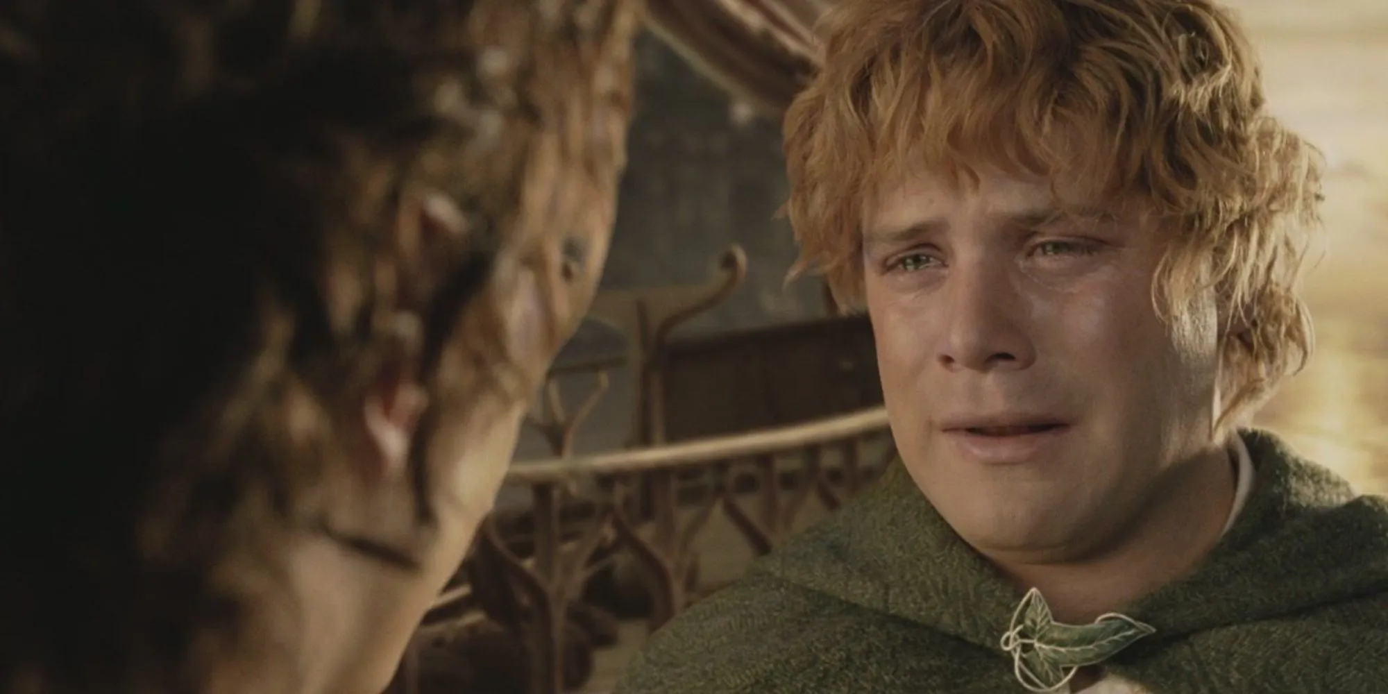 Frodo and Sam at the Grey Havens