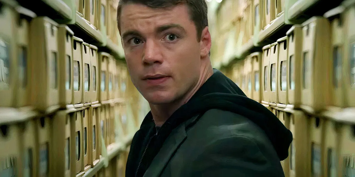 Gabriel Basso in a dramatic scene