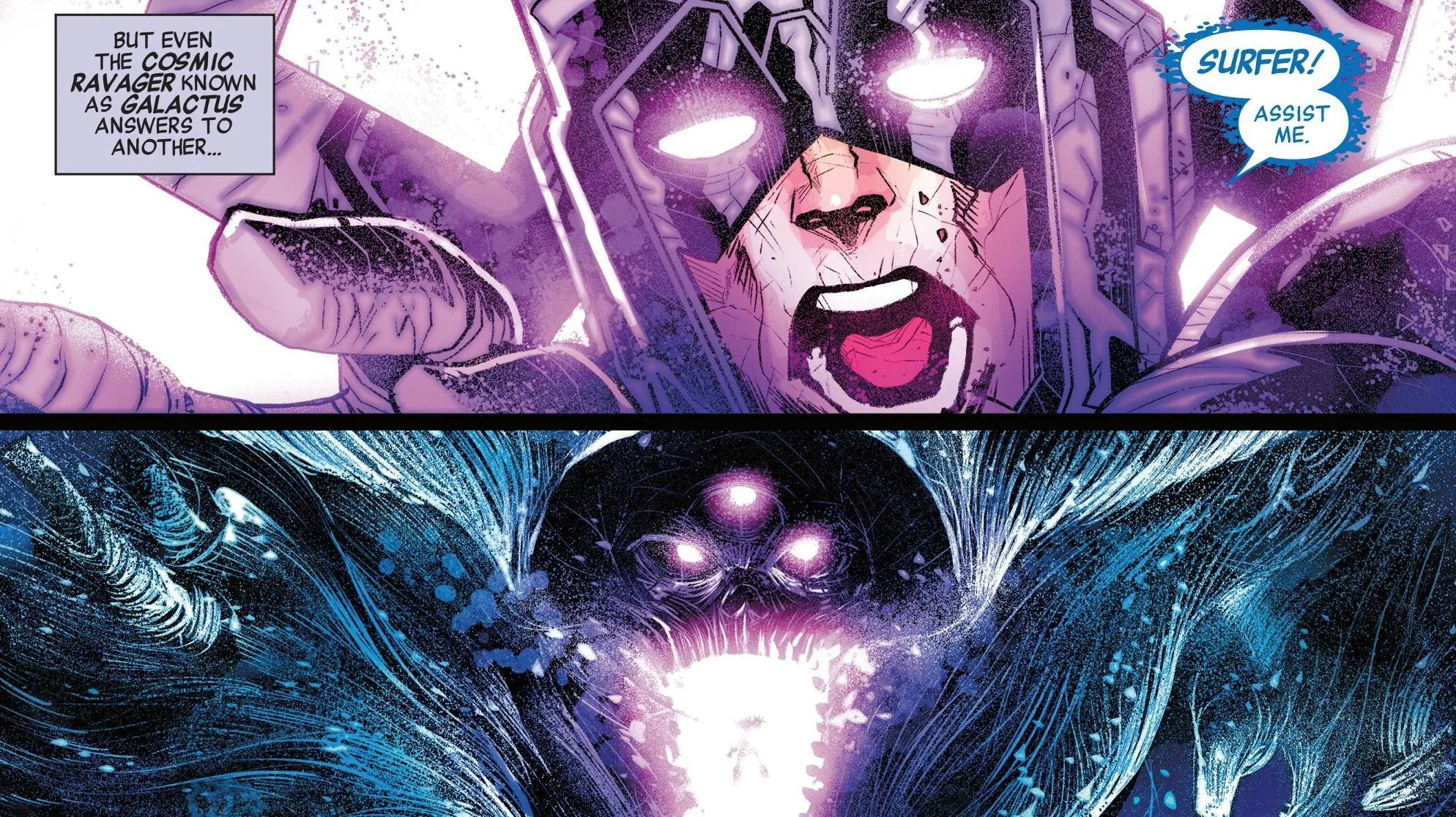 Galactus fights an ender