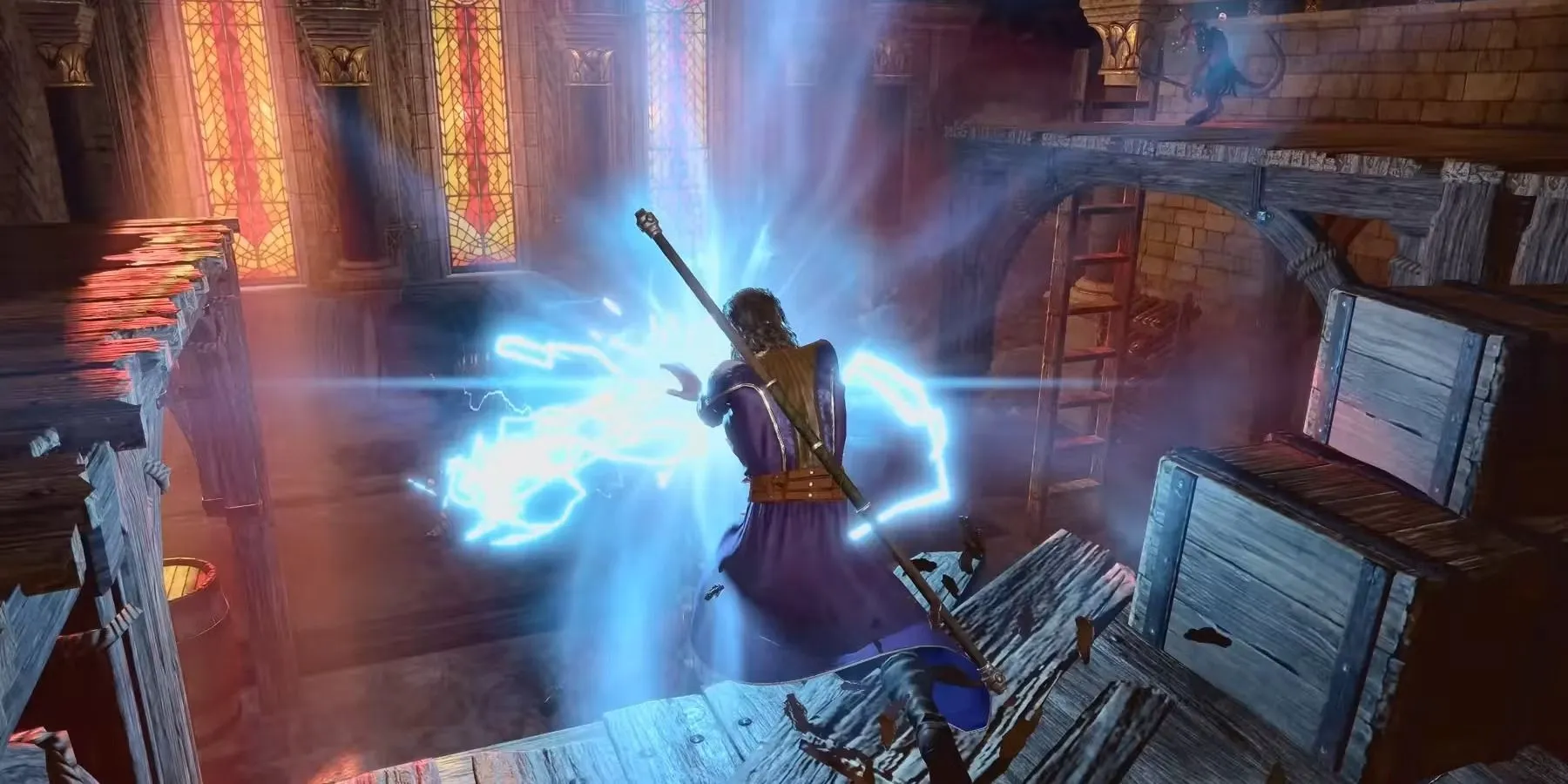 Gale casting a spell