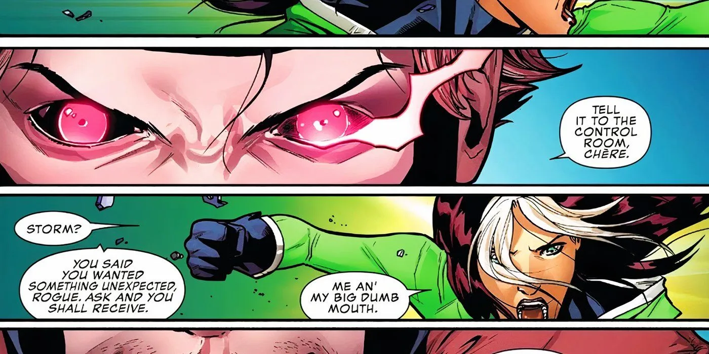 Gambit speaking to Rogue Gambit speaking to Rogue