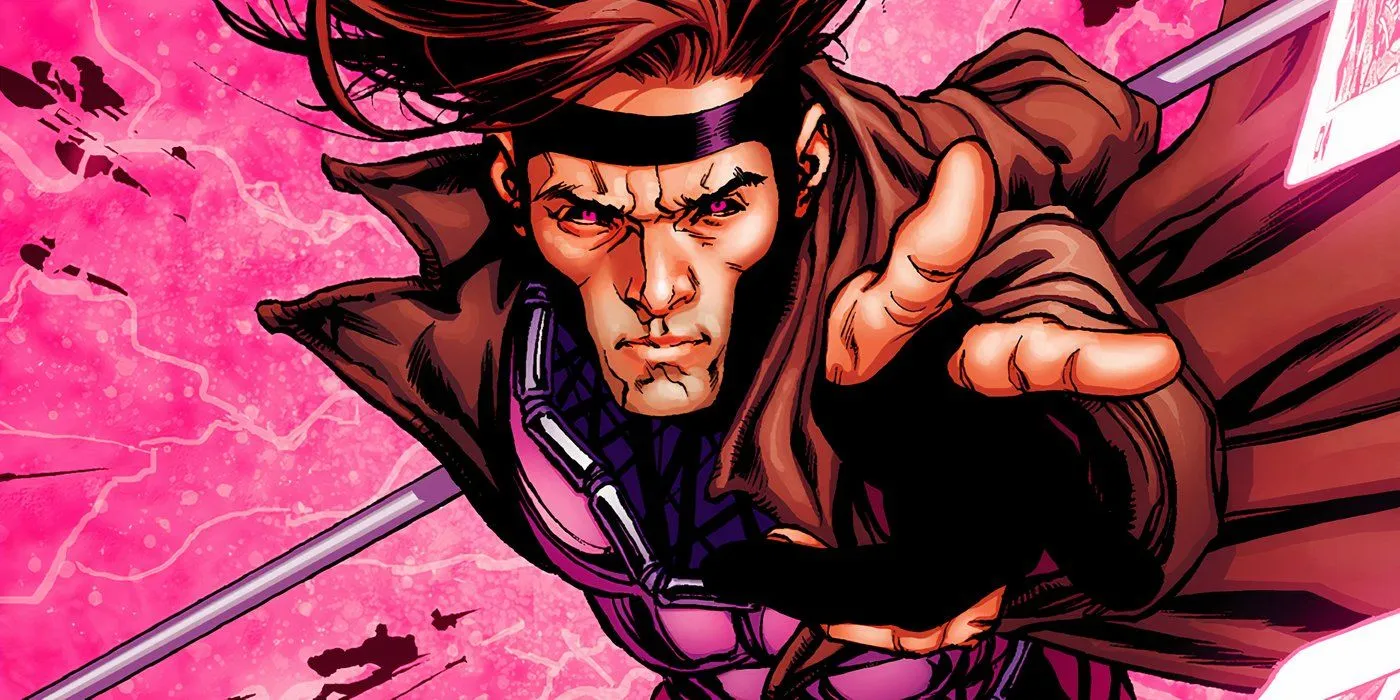 Gambit throwing playing cards Gambit throwing playing cards