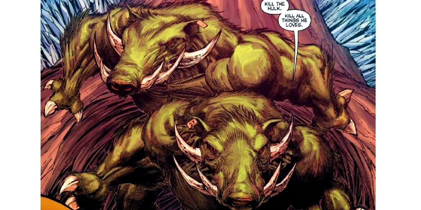 Gamma Warthogs in Hulk Lore