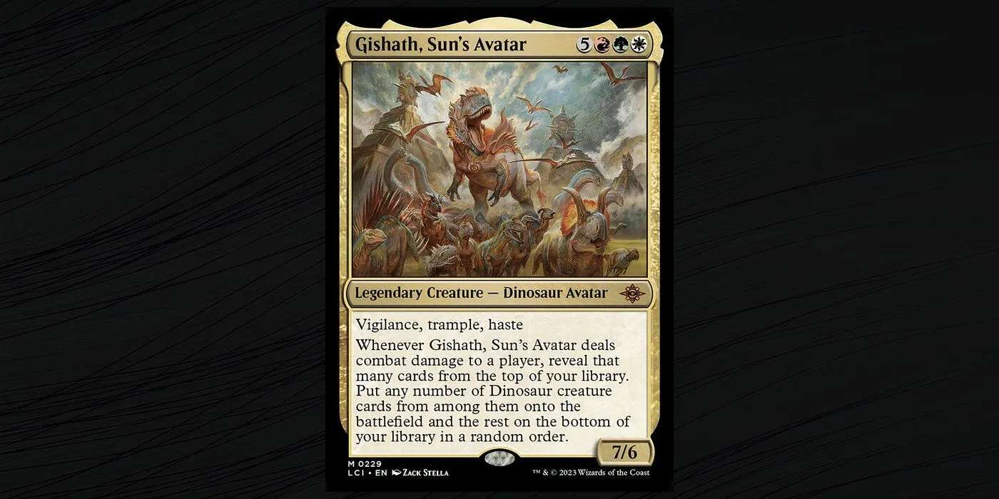 Gishath, Sun's Avatar MTG Commander Card Gishath, Sun's Avatar MTG Commander Card