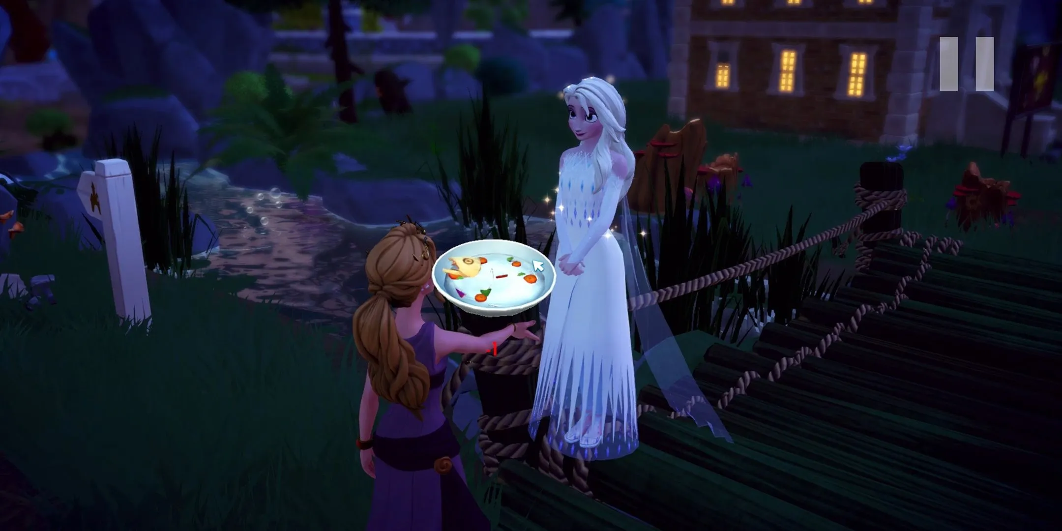 Giving Food to Elsa Giving Food to Elsa