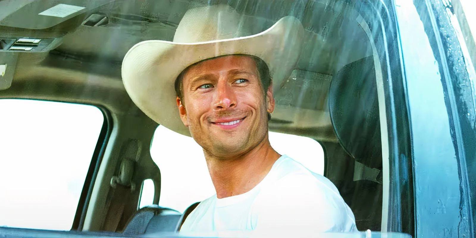 Glen Powell in Twisters Glen Powell in Twisters