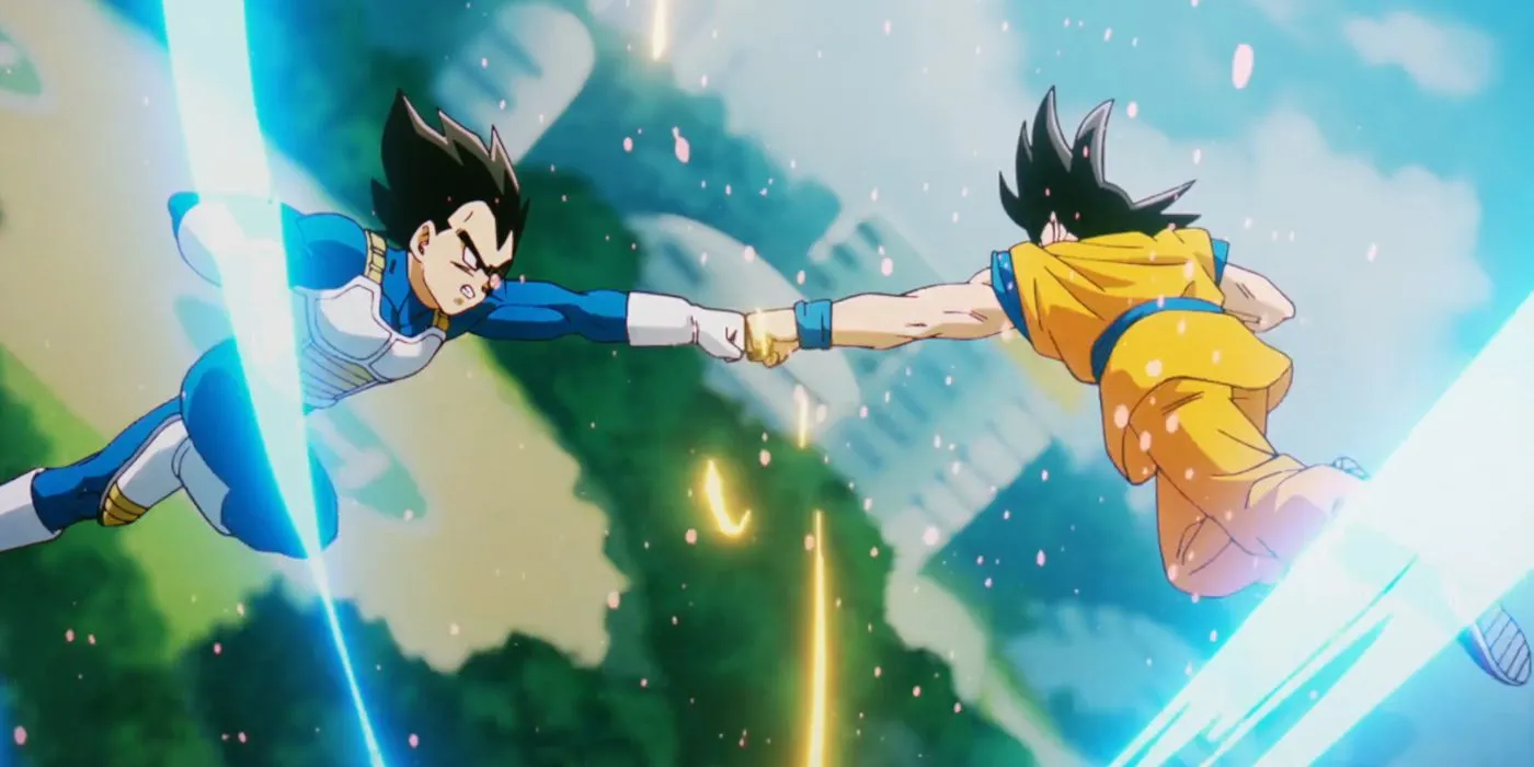 Goku and Vegeta Sparring in Dragon Ball Daima