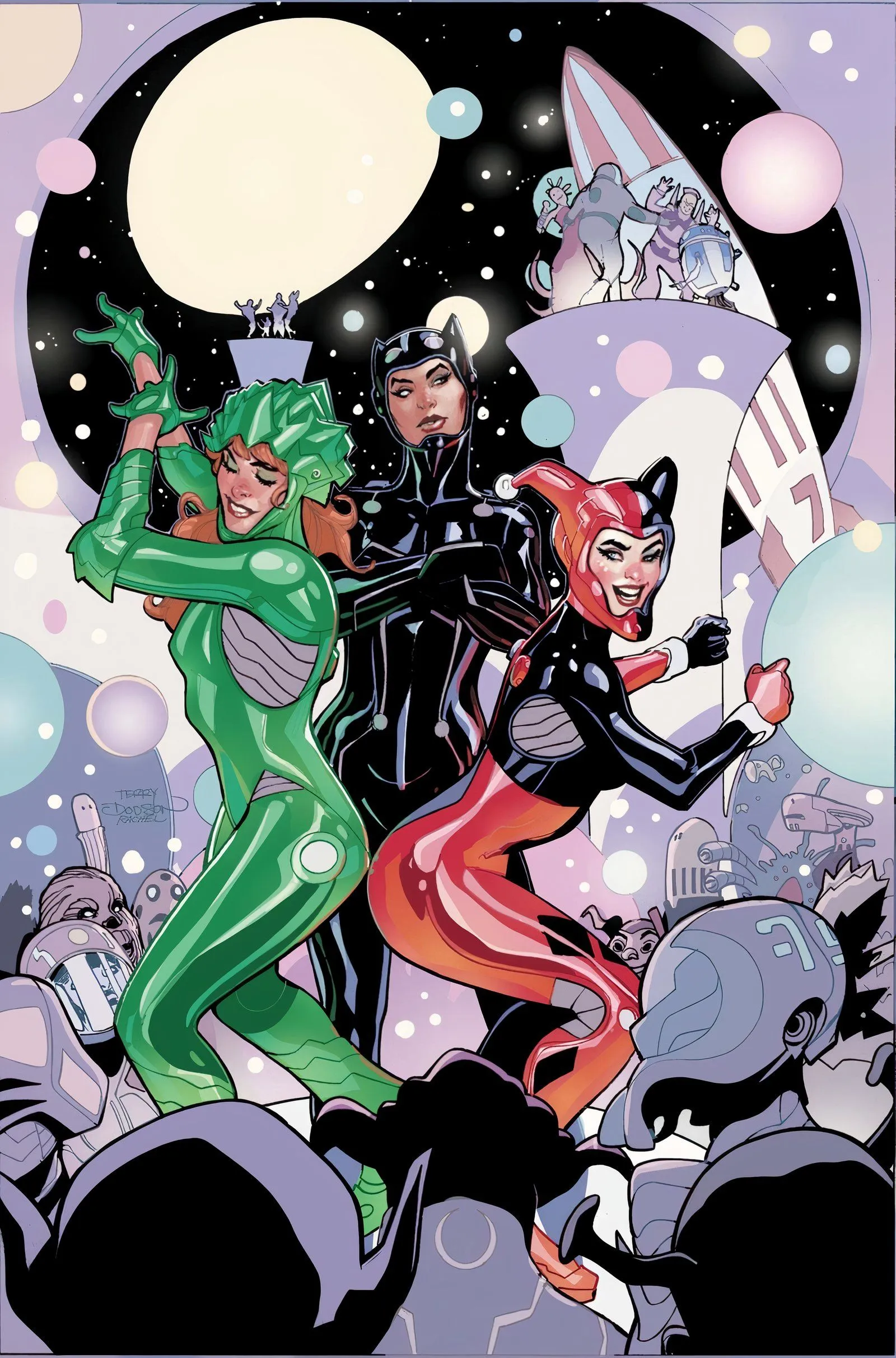 Gotham City Sirens Out of Orbit #1 main cover Gotham City Sirens Out of Orbit #1 main cover