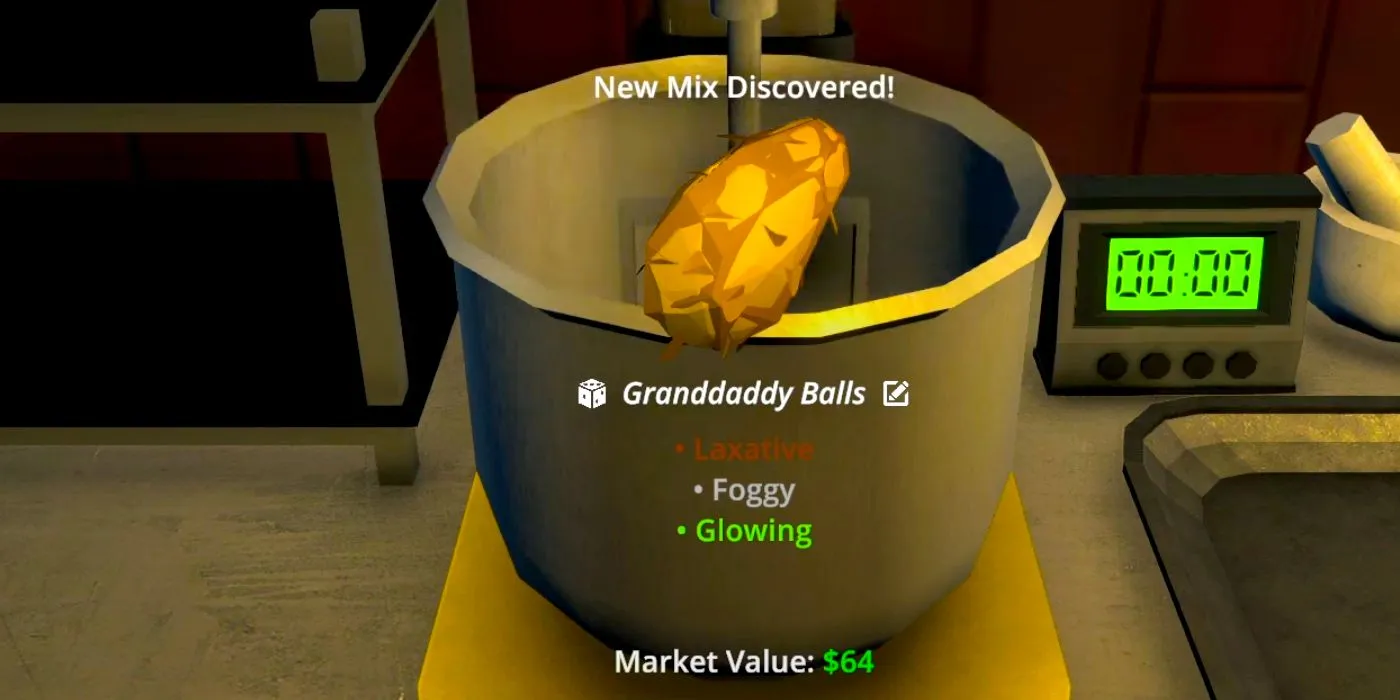 Grandaddy Balls with the Laxative effect in Schedule 1