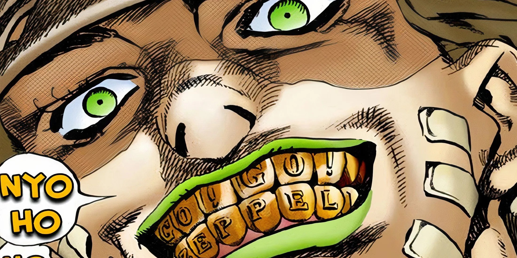 Gyro's Smile in Jojo's Adventure Gyro's Smile in Jojo's Adventure