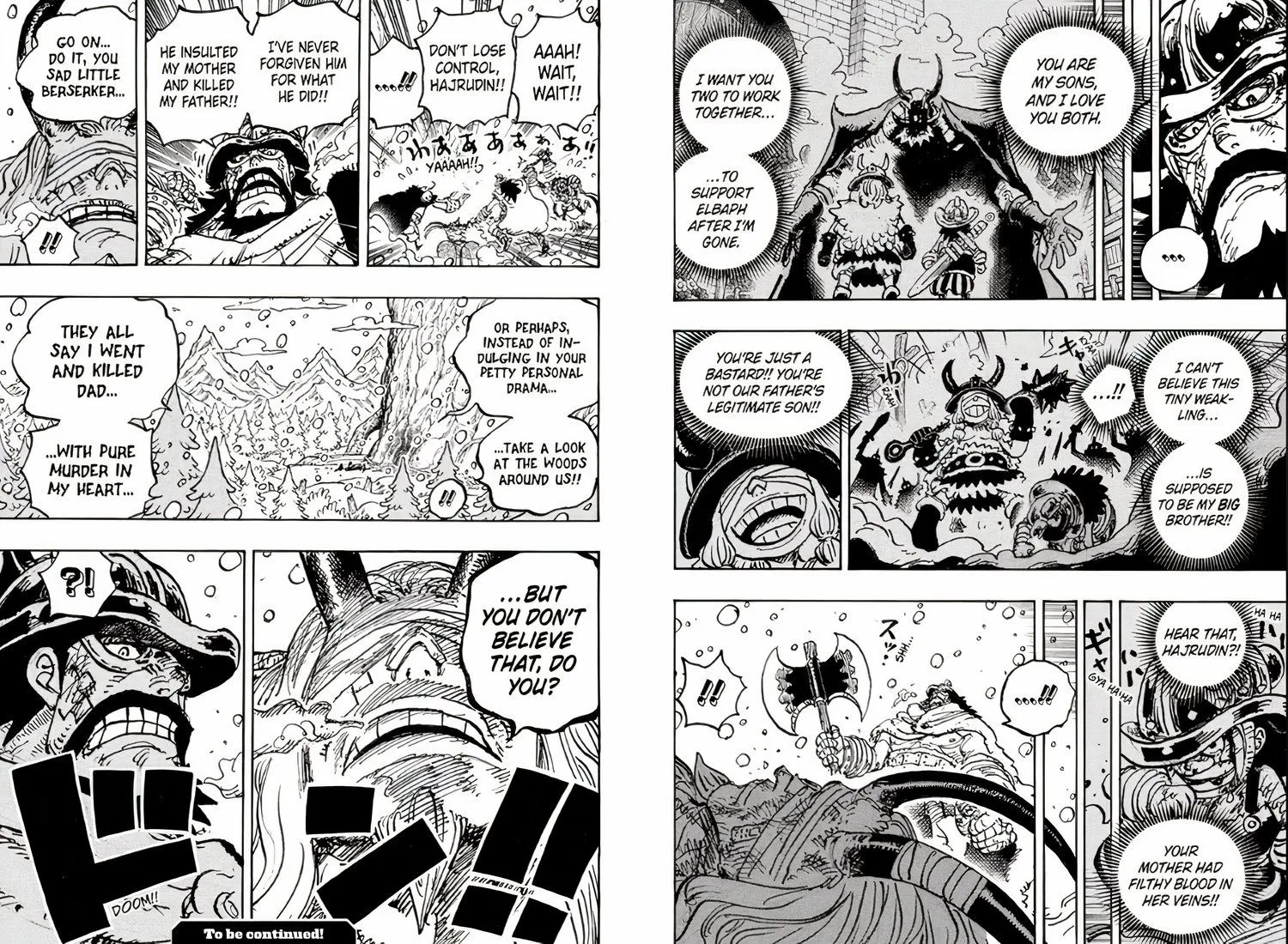 Hajrudin attempting to kill Loki as the latter talks about their father's death